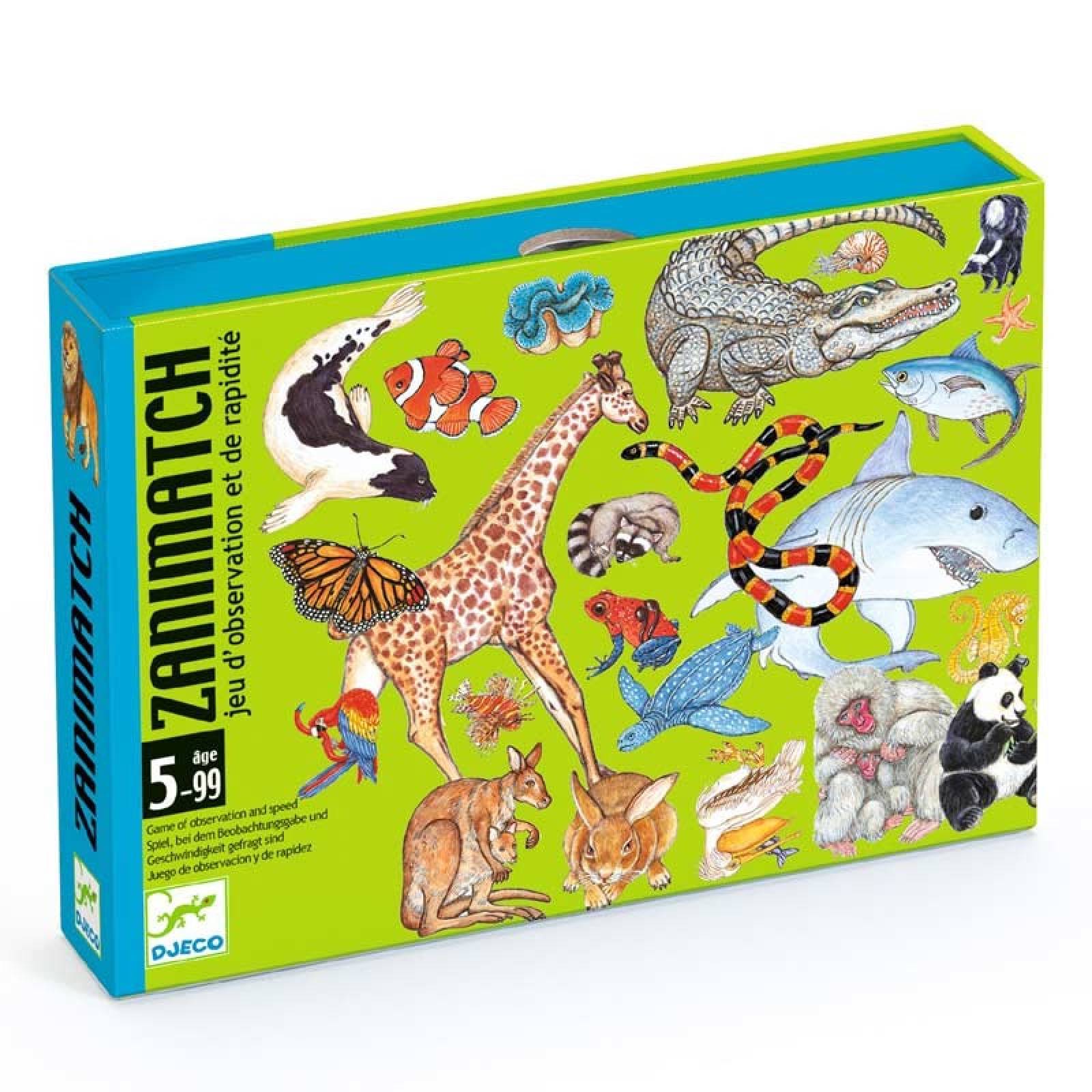 Zanimatch Card Game By Djeco 5+