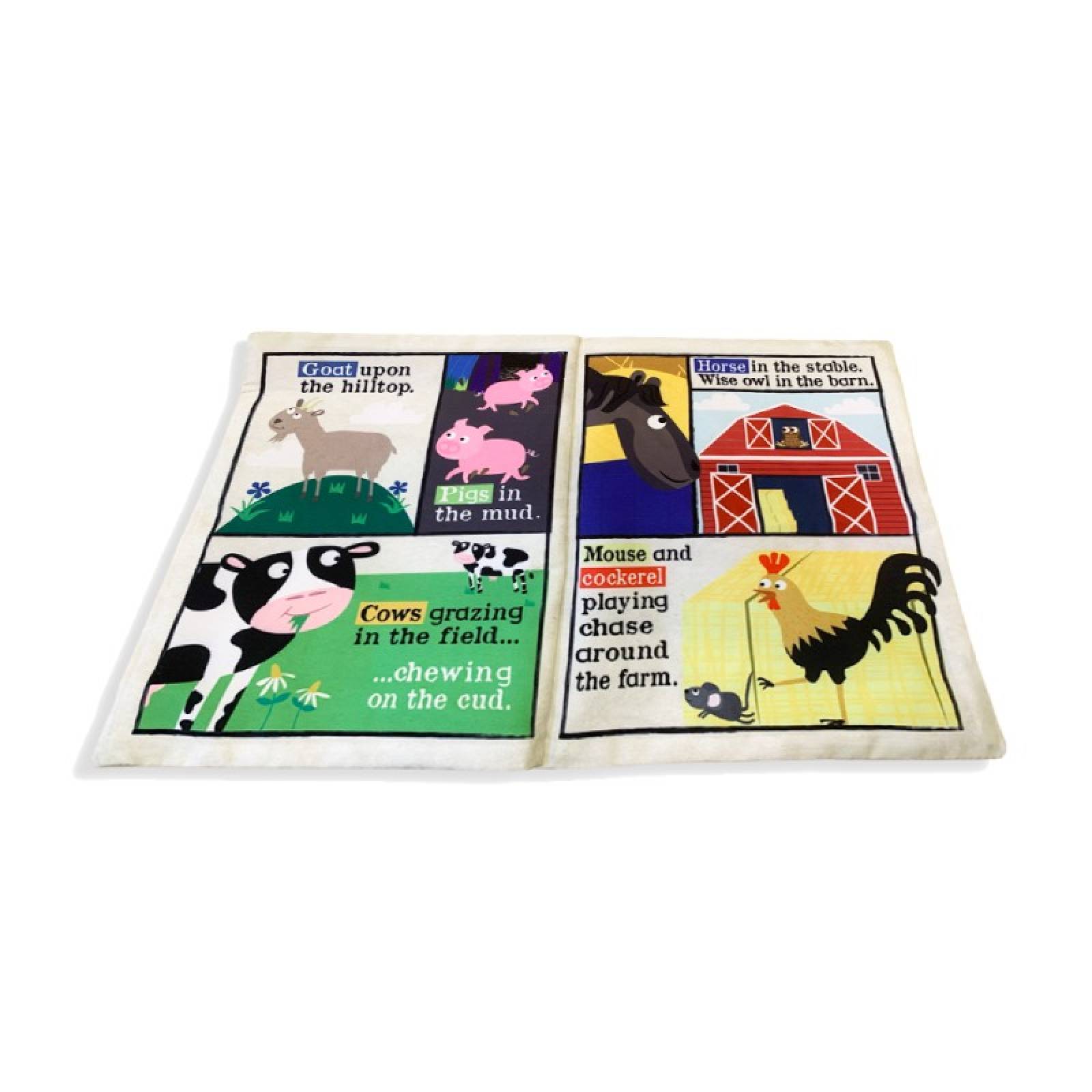 A Day At The Farm - Nursery Times Crinkly Newspaper Baby Toy 0+ thumbnails