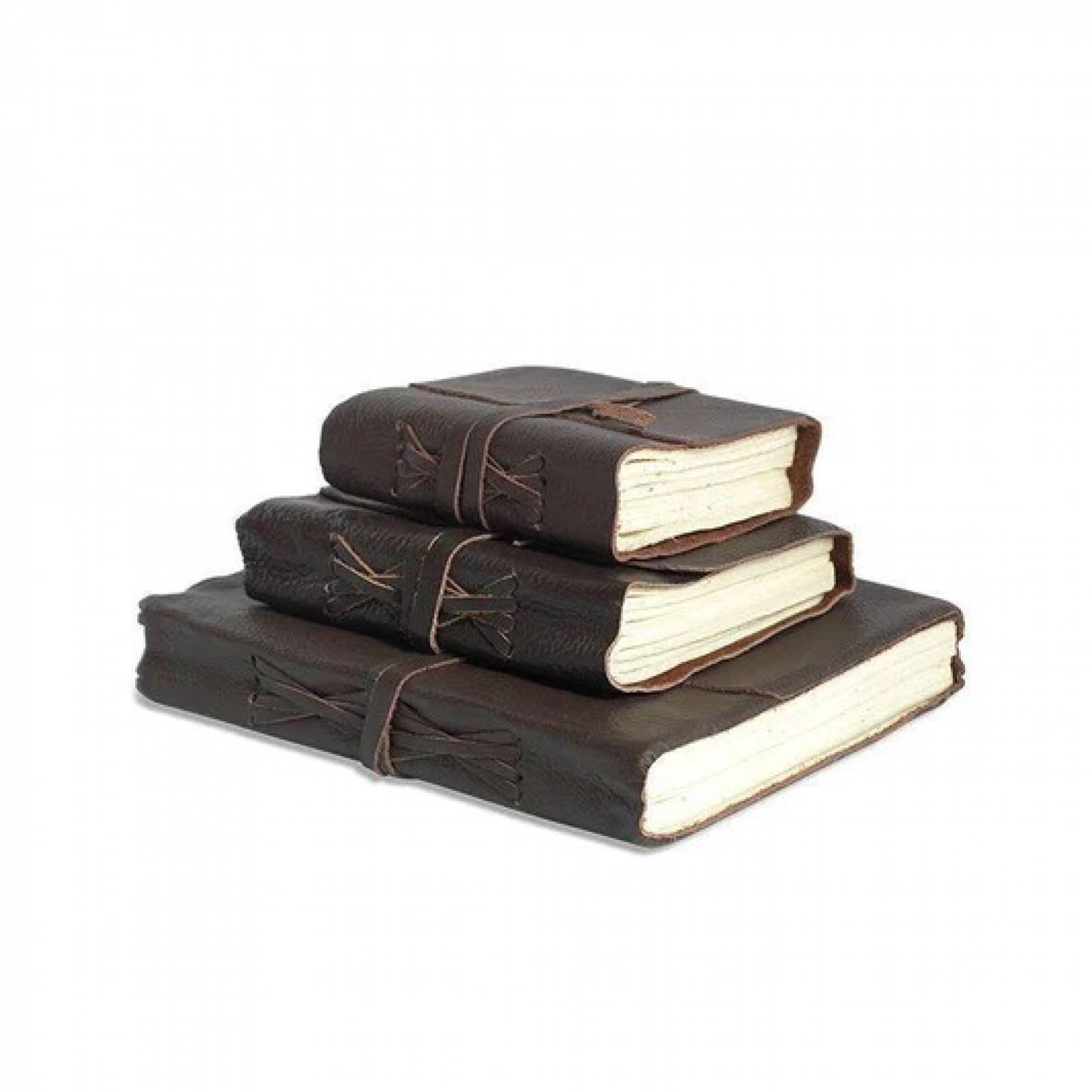 A5 Timu Leather Journal In Brown