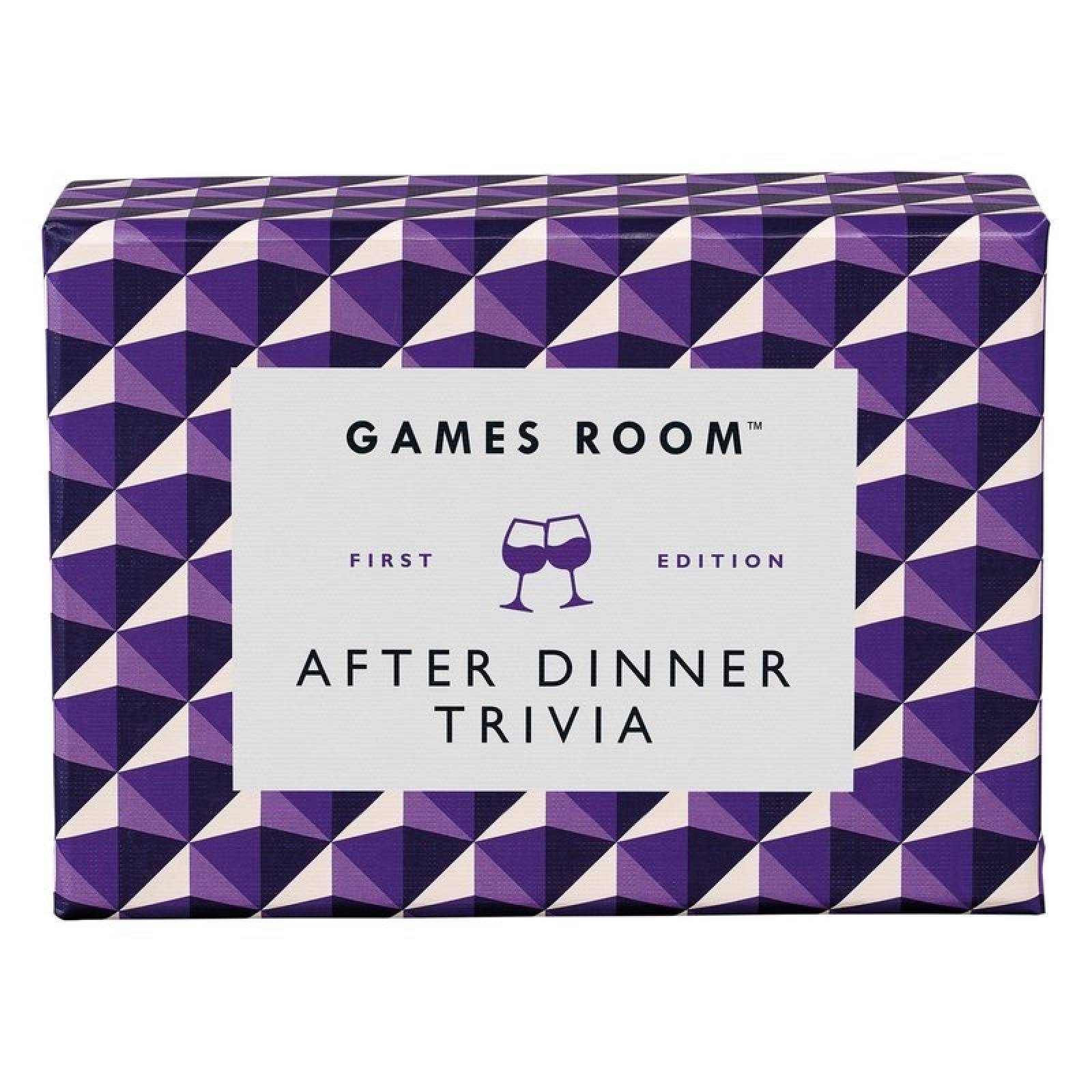 After Dinner Trivia Card Game