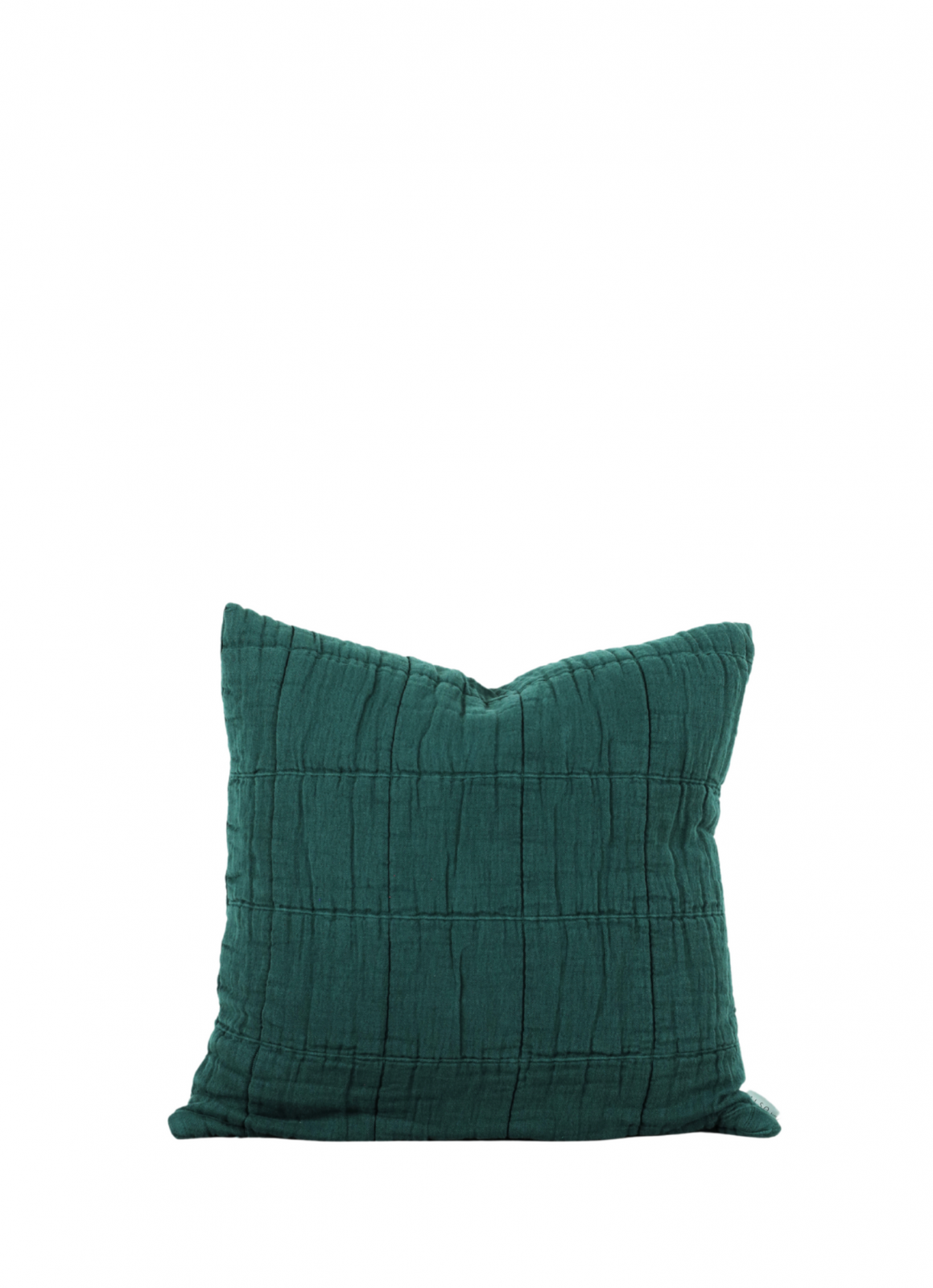 Textured Grid Cushion In Pine 40x40cm thumbnails