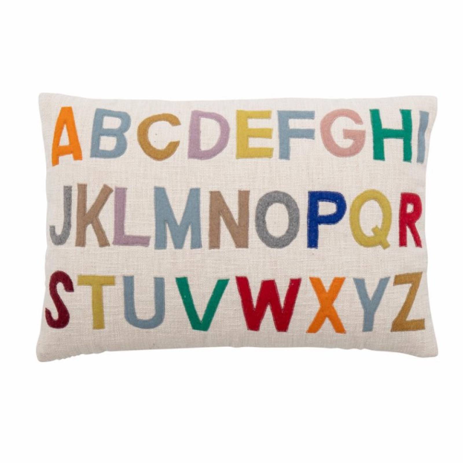 Alphabet Design Rectangular Cushion 60x40cm thumbnails