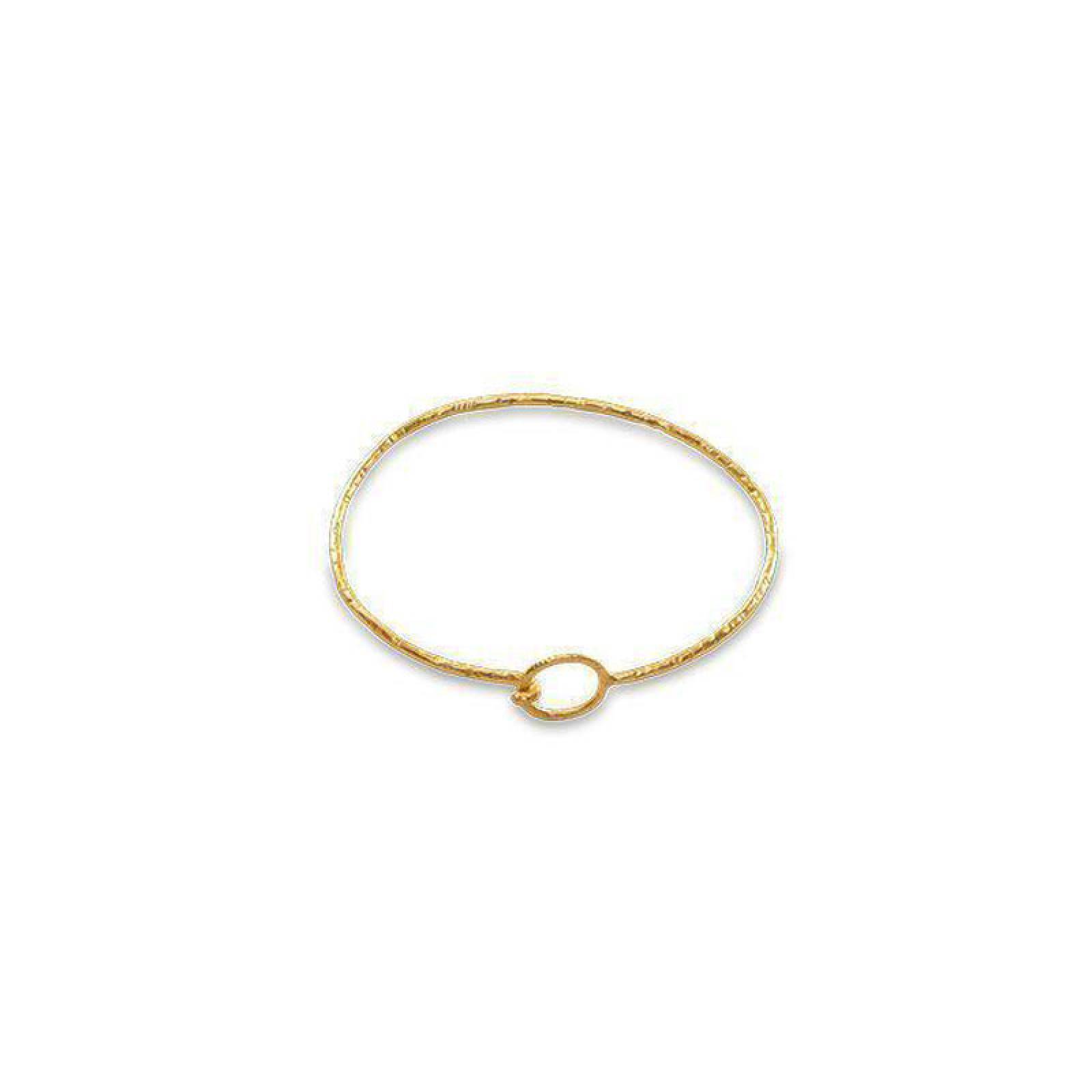 Amini Circle Bangle In Gold