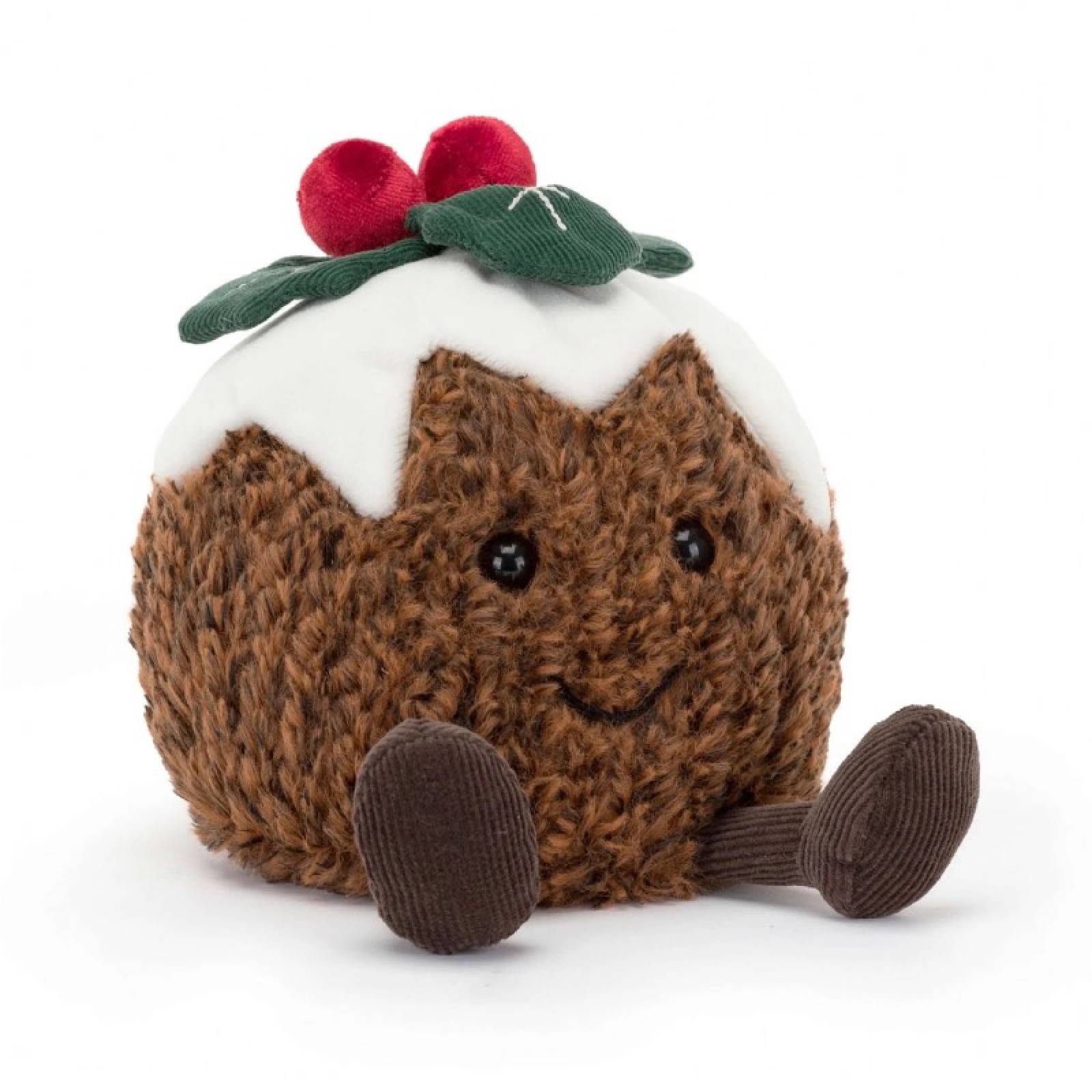 Amuseable Christmas Pudding Soft Toy By Jellycat 0+