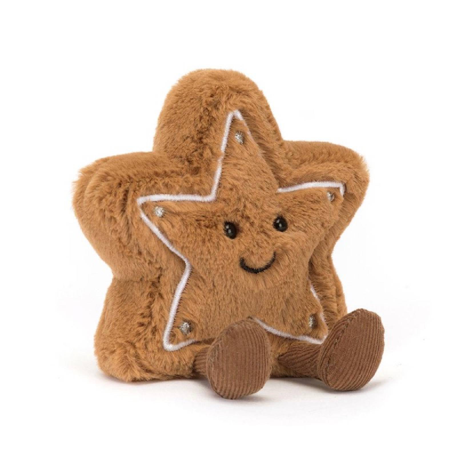 Amuseable Star Cookie Christmas Soft Toy By Jellycat 0+