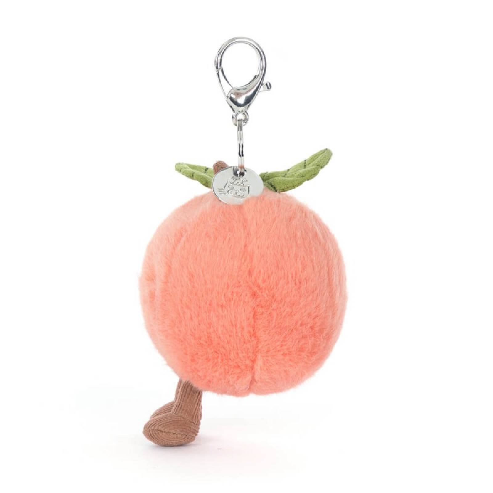 Amuseables Peach Bag Charm By Jellycat 3+ thumbnails