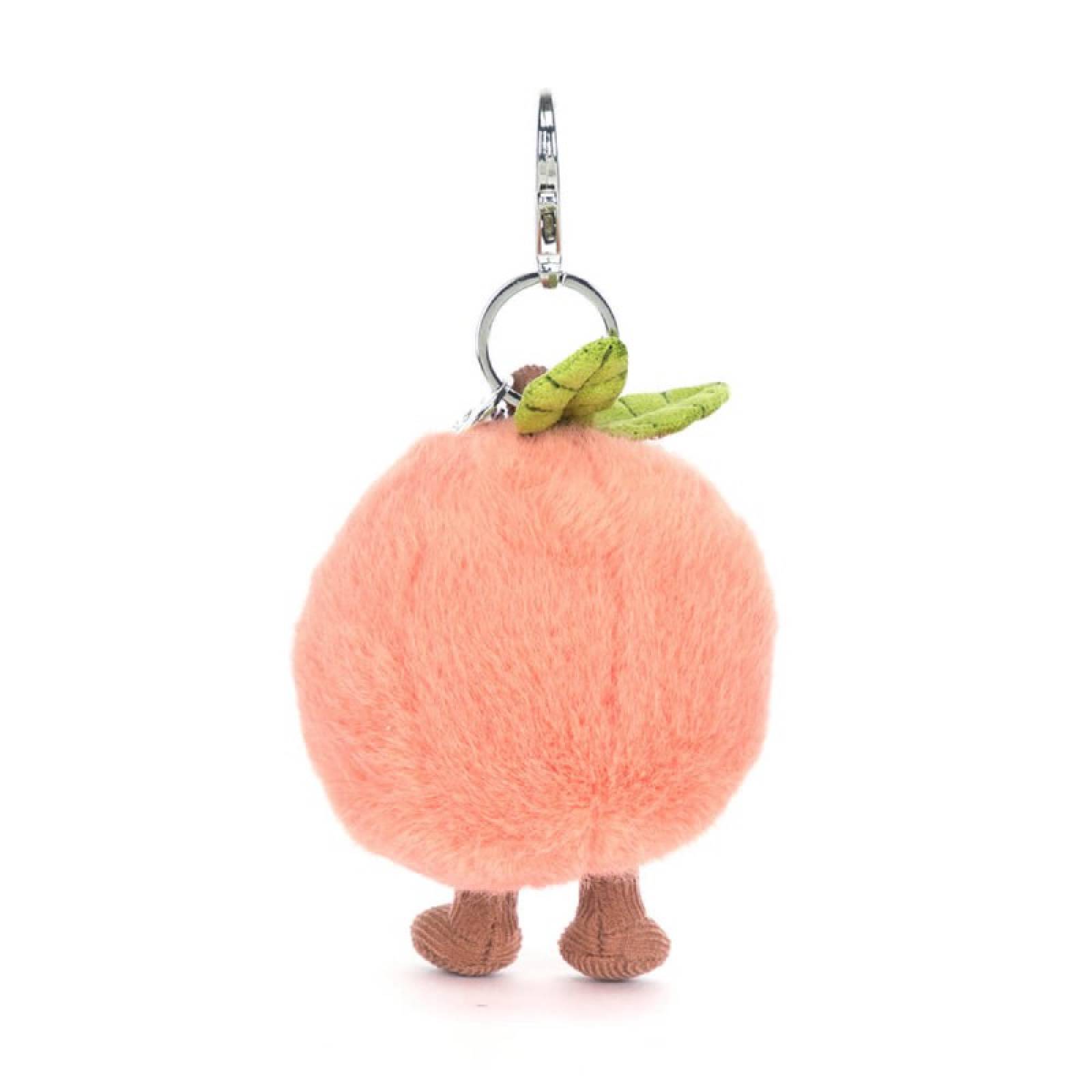 Amuseables Peach Bag Charm By Jellycat 3+ thumbnails