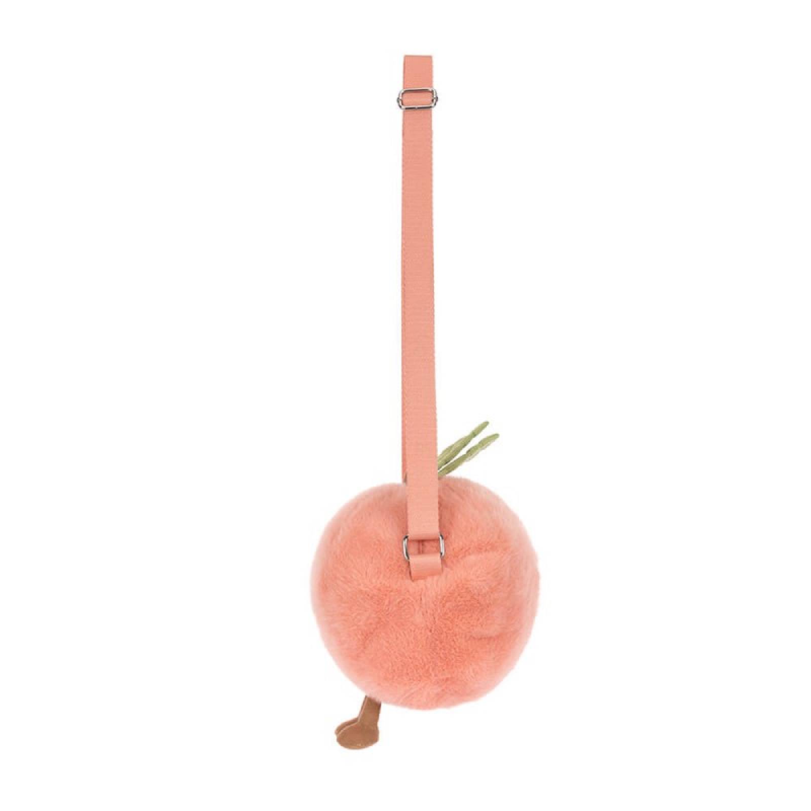 Amuseables Peach Shoulder Bag By Jellycat 3+ thumbnails
