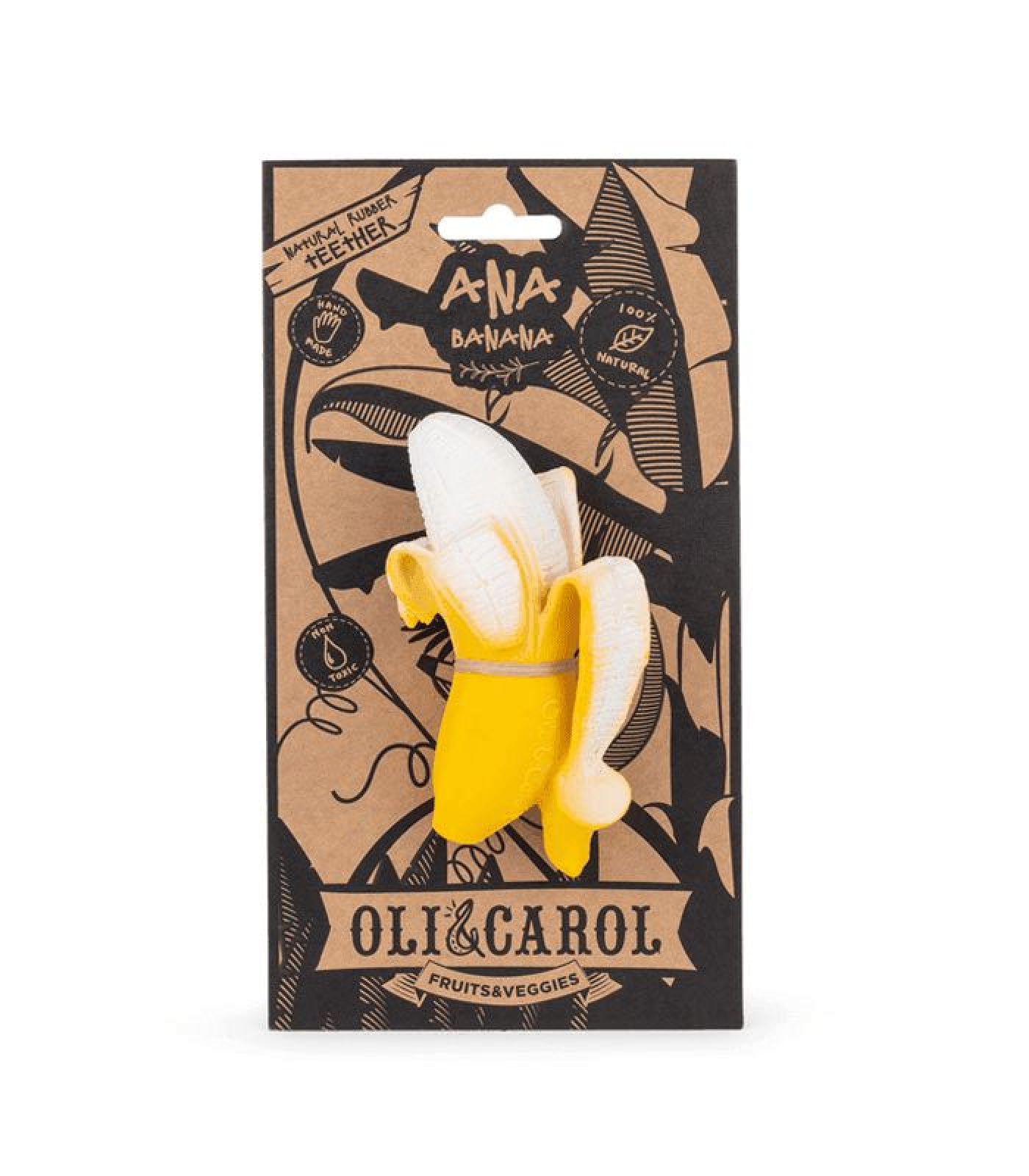 Ana The Banana - Natural Rubber Teething Toy 0+ thumbnails