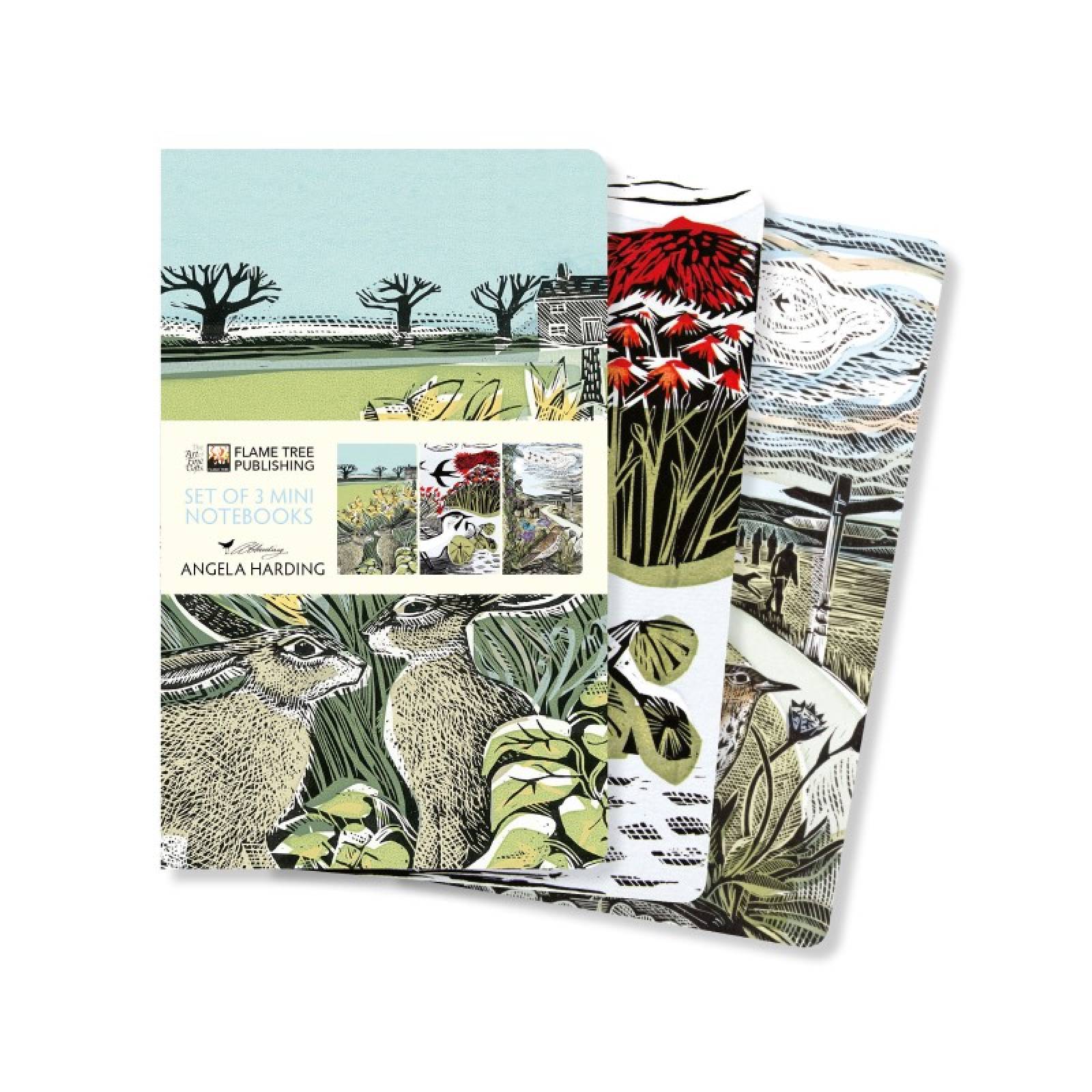 Angela Harding Landscapes - Set Of 3 Mini Notebooks