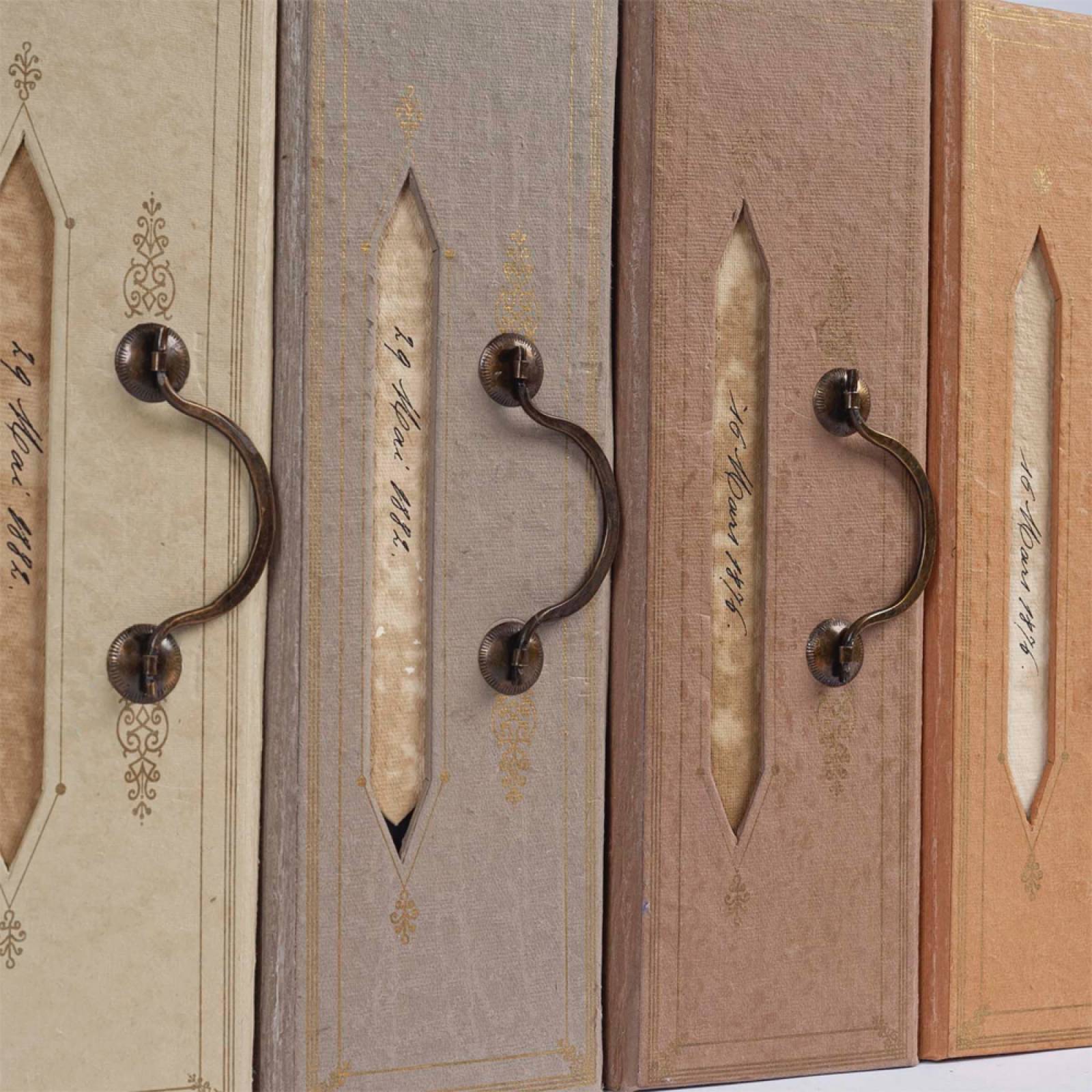 Antique Style Magazine File - Various Colours thumbnails