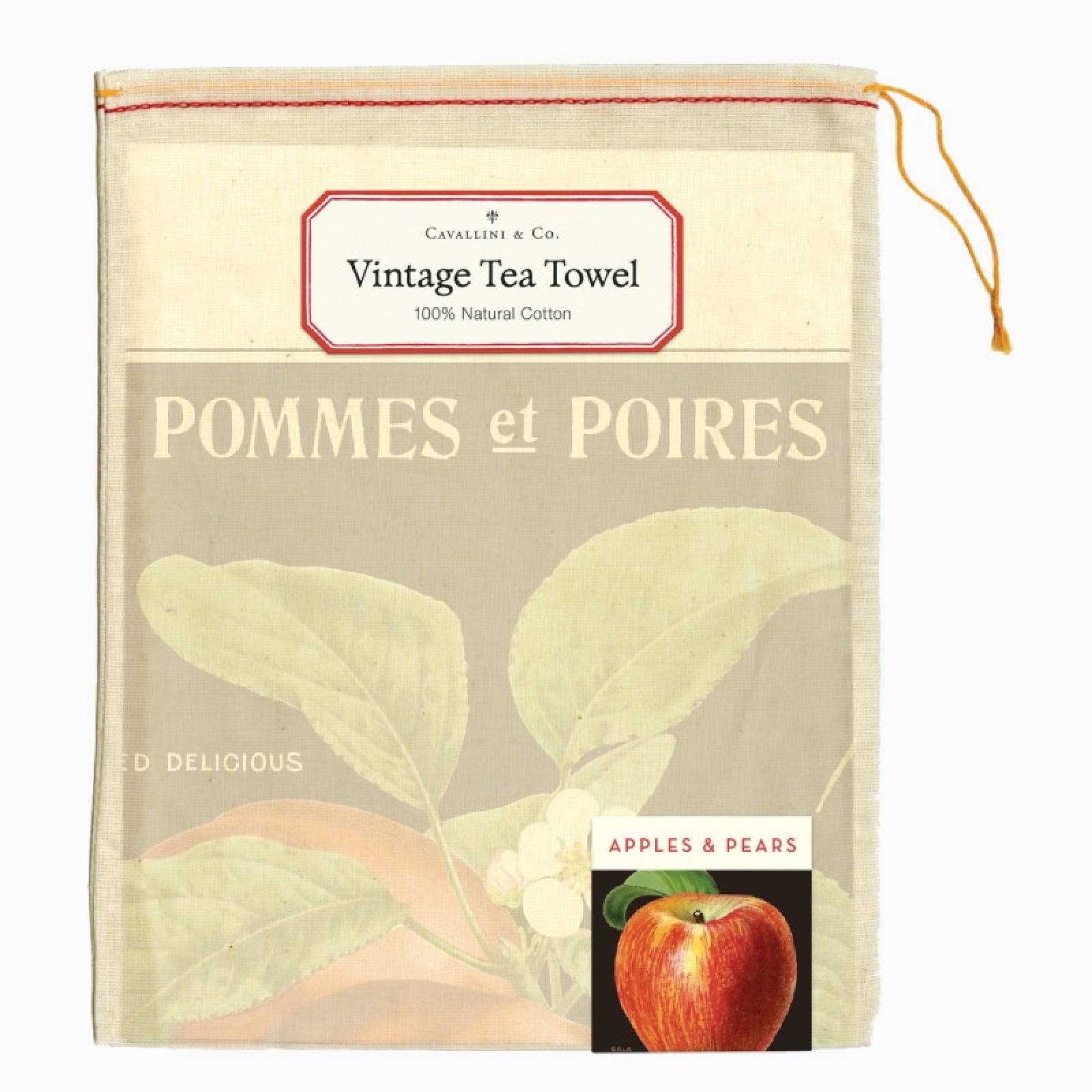 Apples & Pears Tea Towel With Gift Bag thumbnails