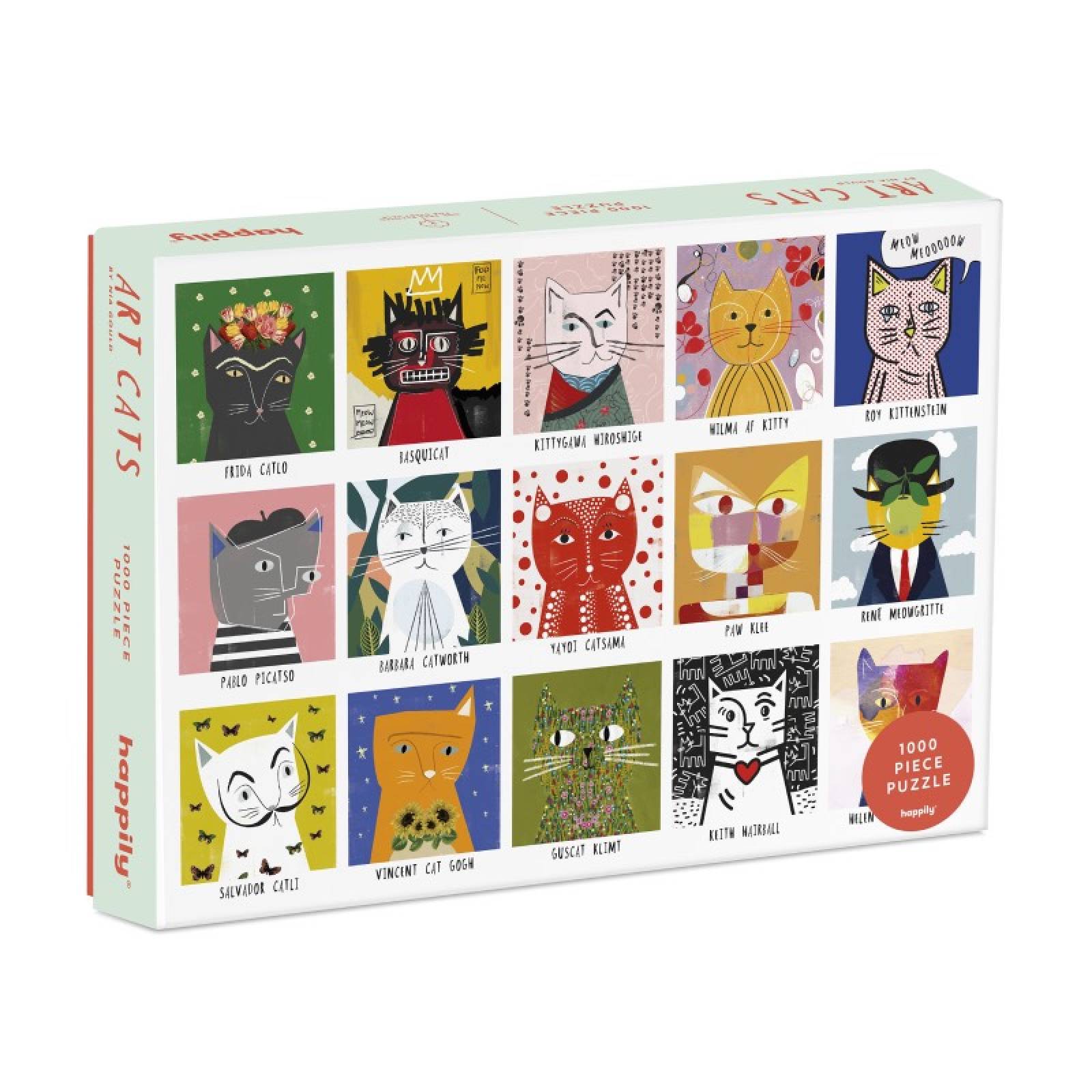 Art Cats - 1000 Piece Jigsaw Puzzle