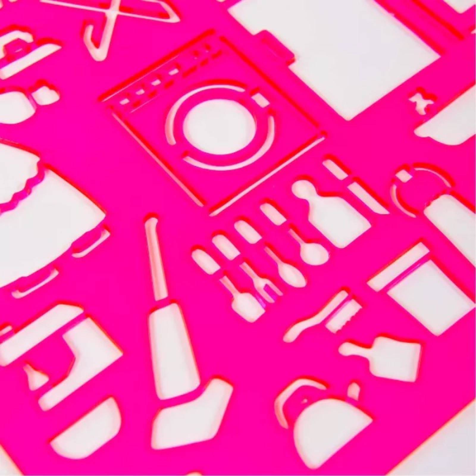 At Home - Drawing Stencils Set By Moulin Roty 4+ thumbnails