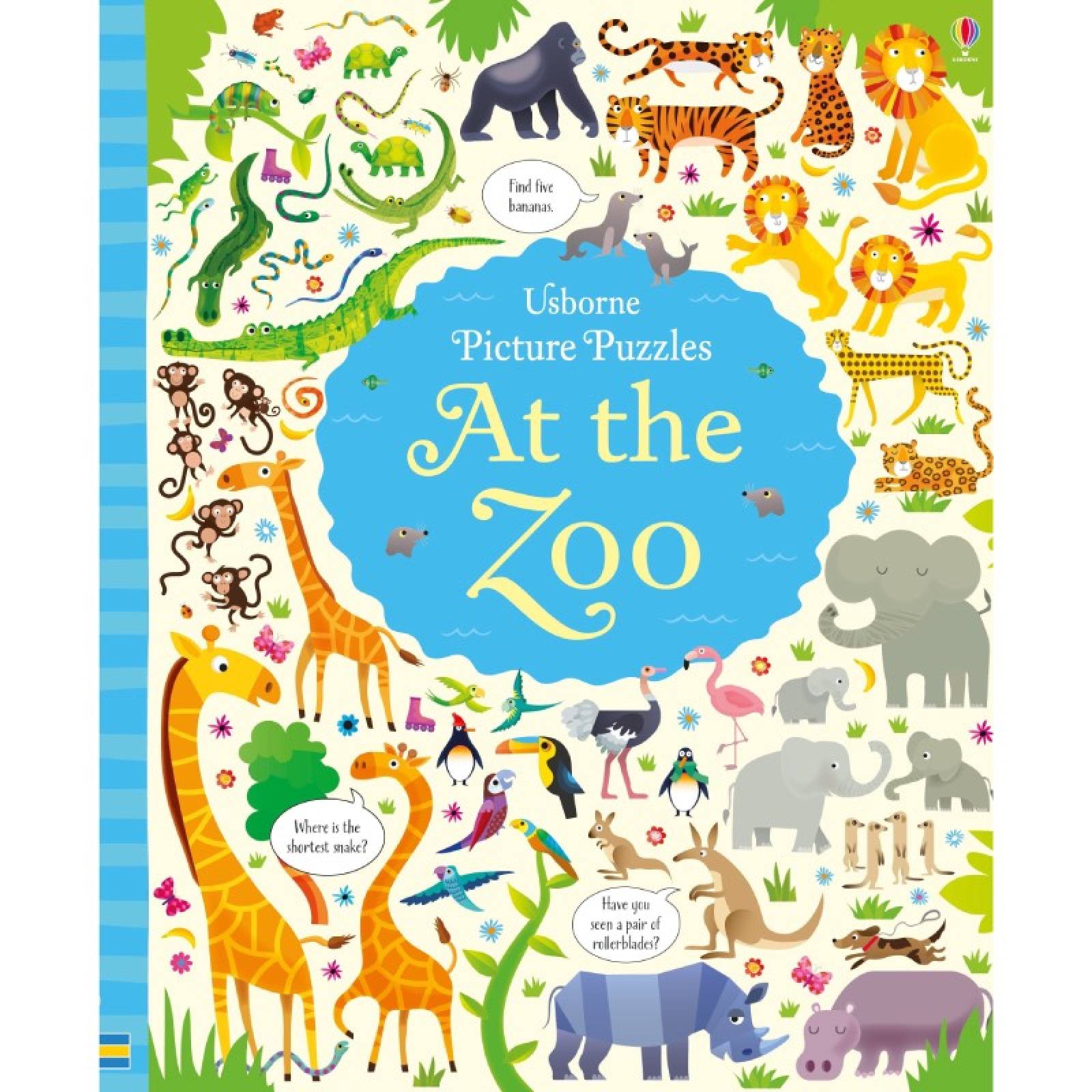 At The Zoo - 300 Piece Jigsaw Puzzle & Book thumbnails