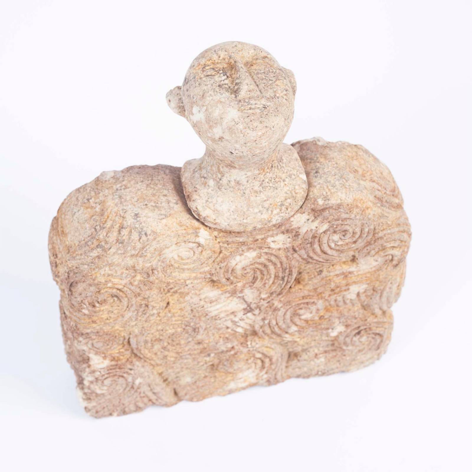 Bactrian Idol Sandstone Sculpture thumbnails