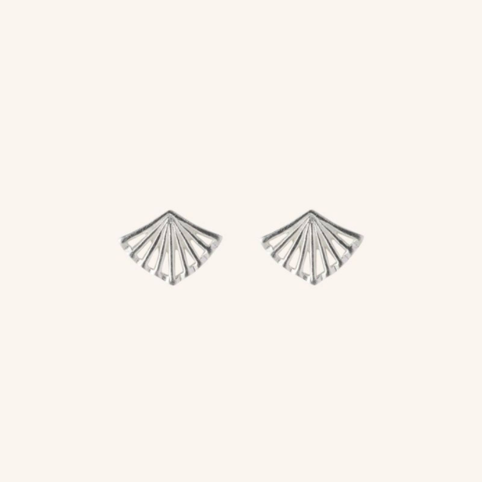 Ballerina Stud Earrings In Silver By Pernille Corydon