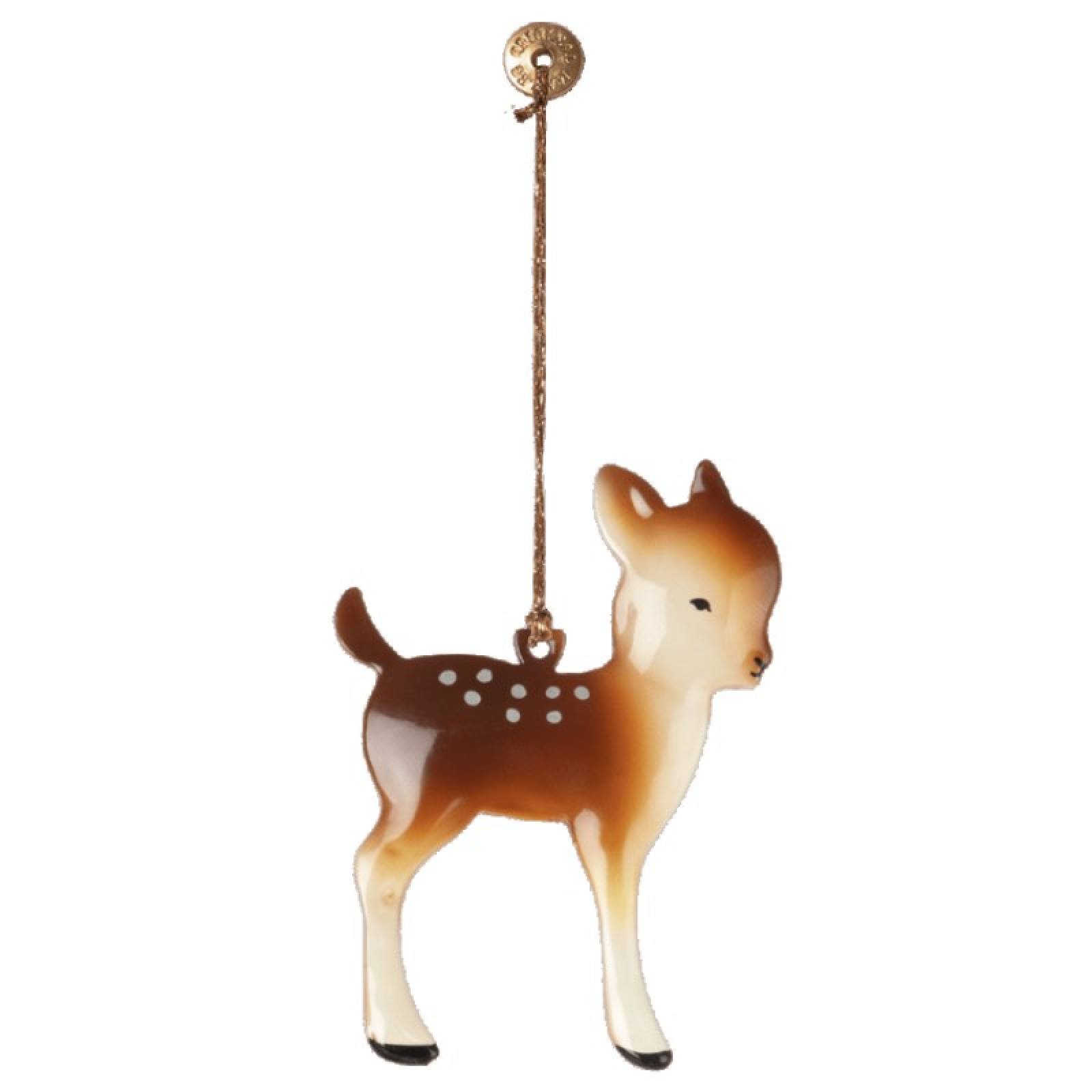 Bambi Deer Metal Christmas Decoration By Maileg