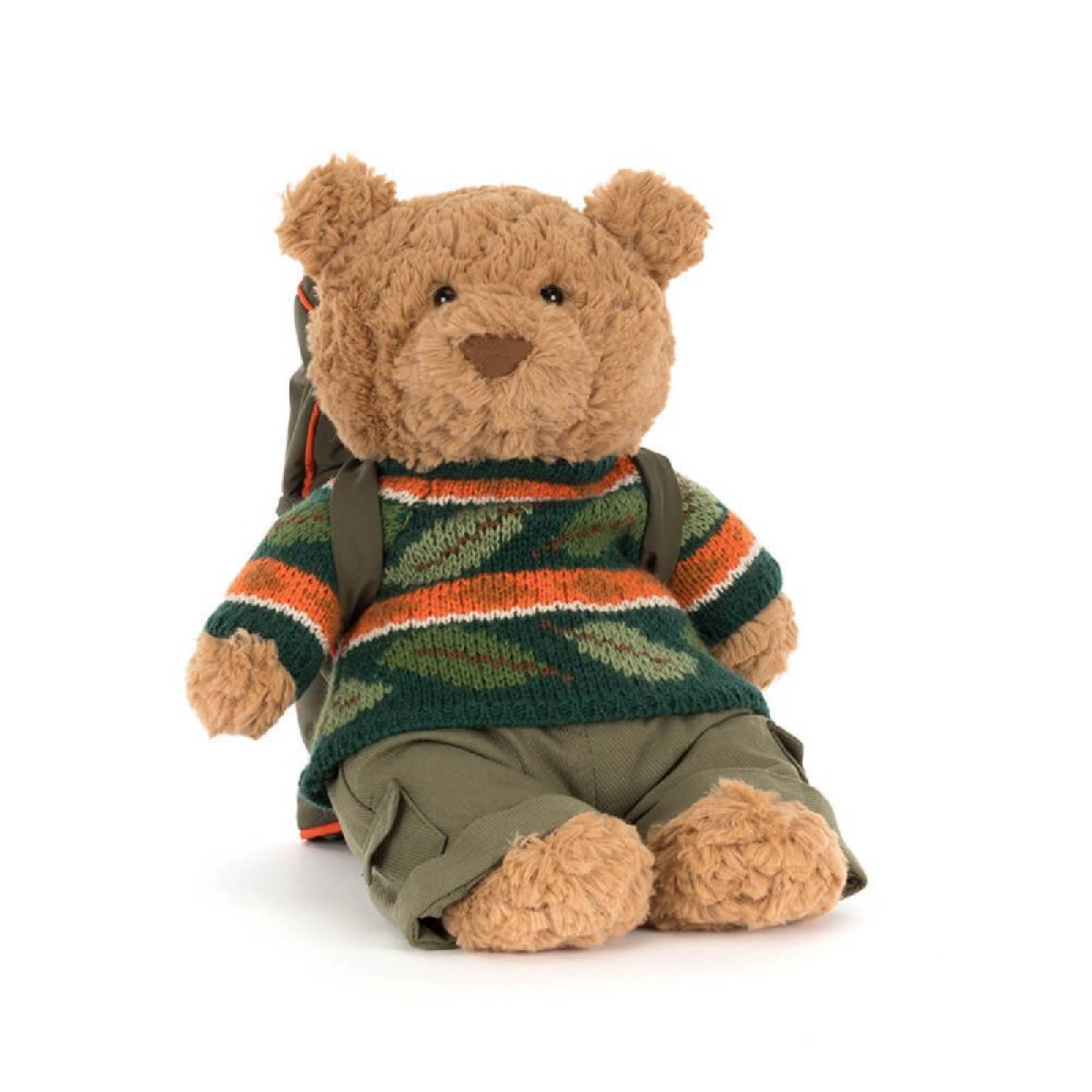 Bartholomew Bear Hiking Outfit Soft Toy By Jellycat 0+