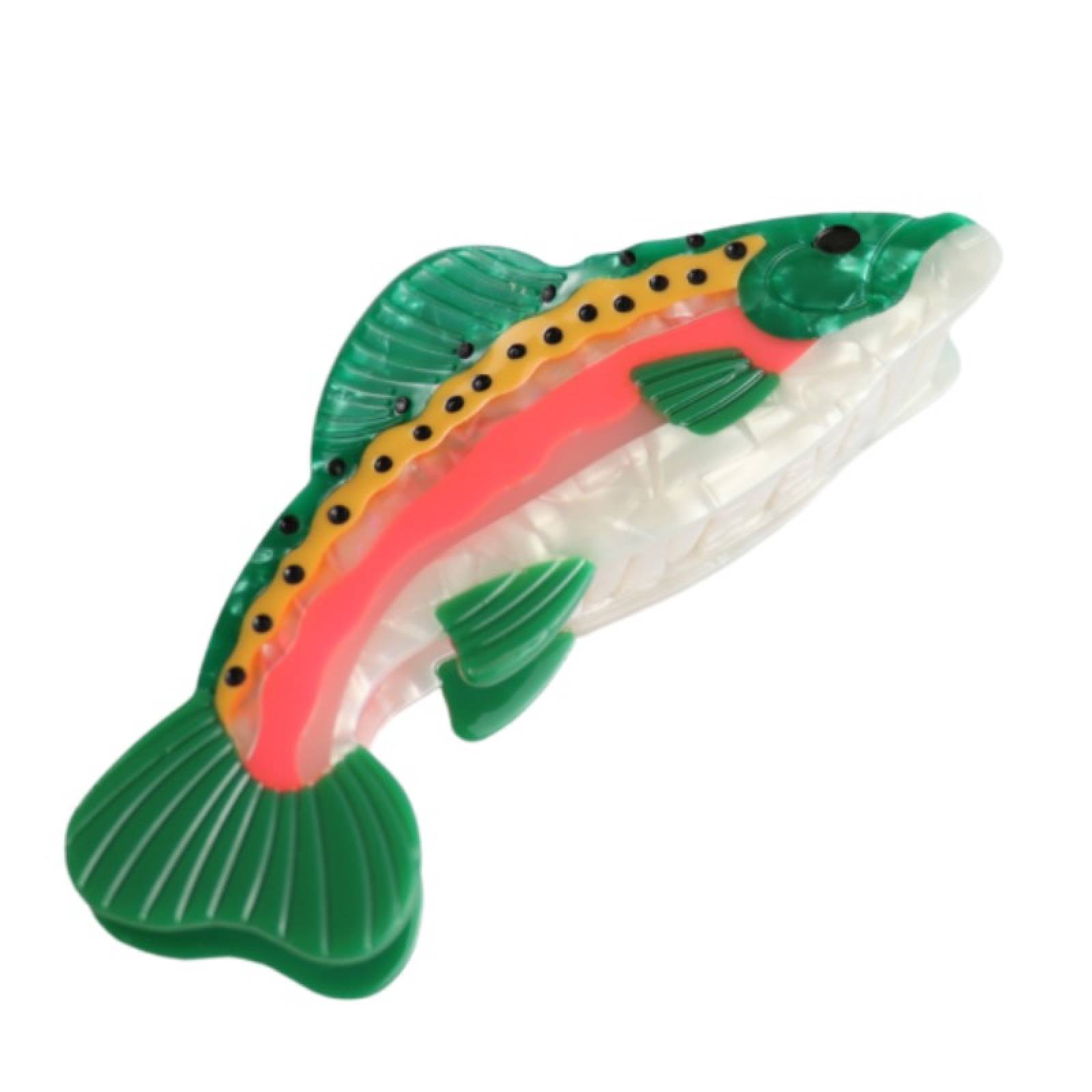 Bass Fish - Large Single Claw Hair Clip