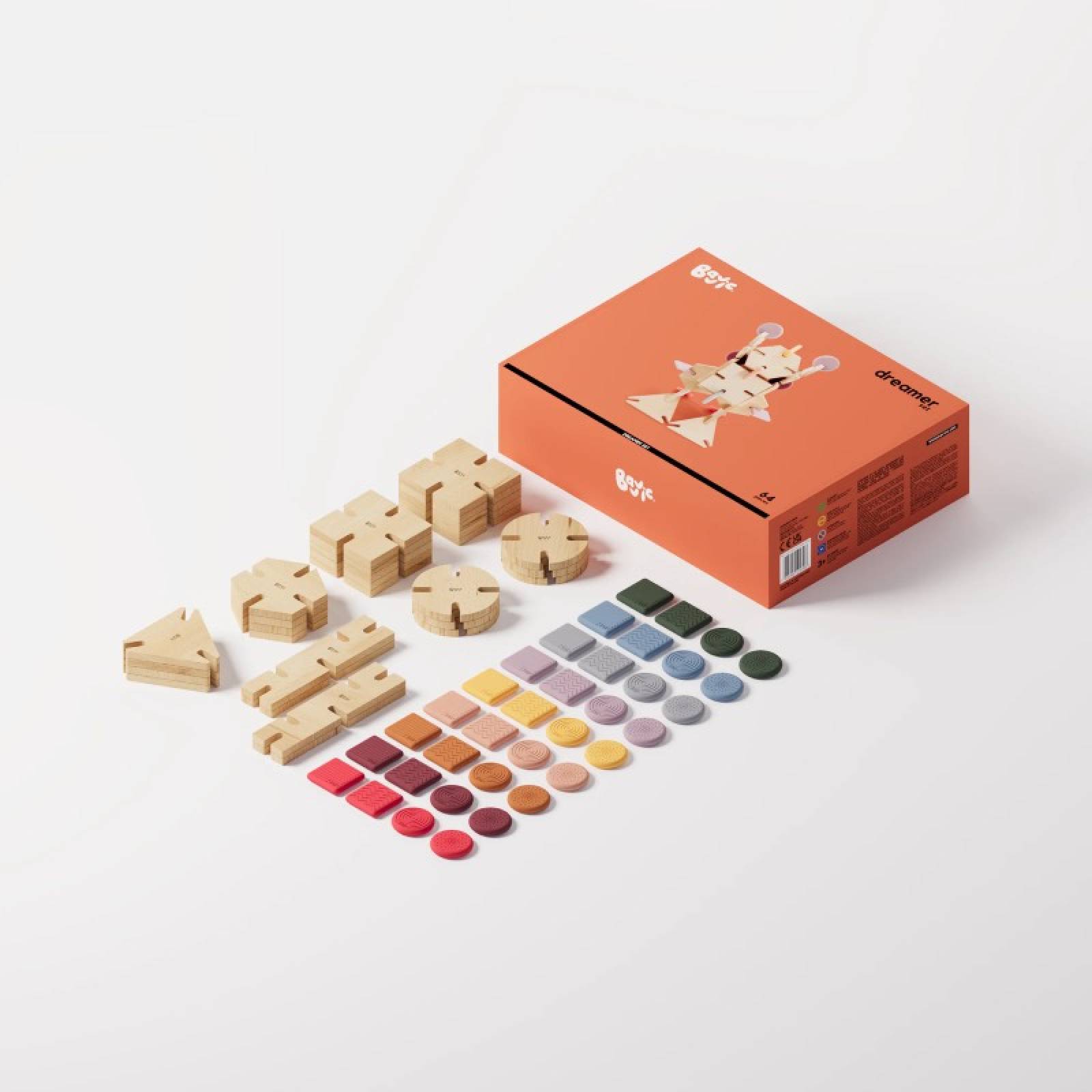 Bavvic Wooden Construction Toy - Dreamer Set