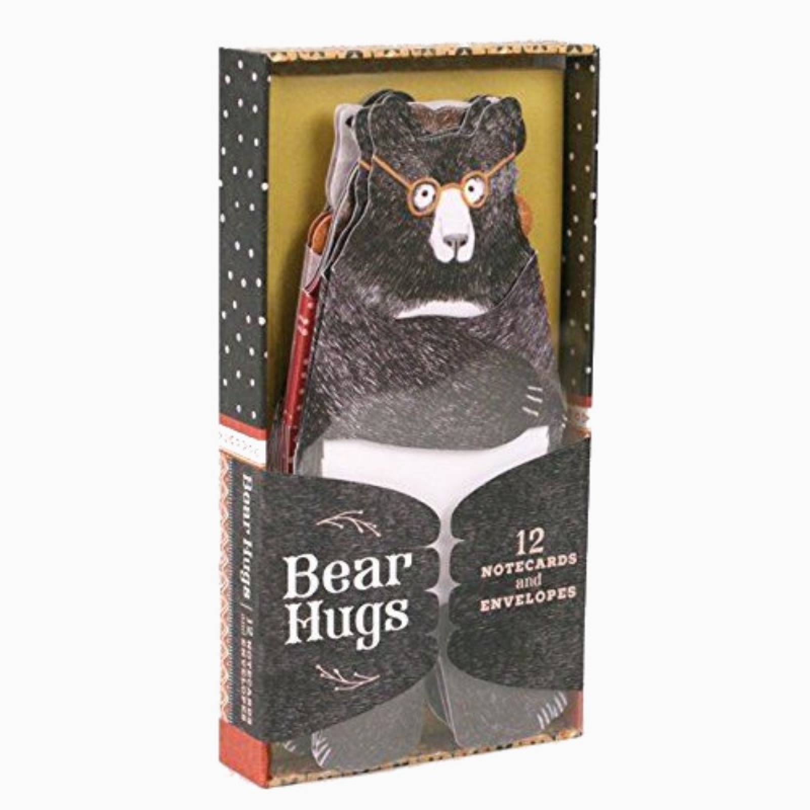 Bear Hugs - Set Of 12 Notecards & Envelopes