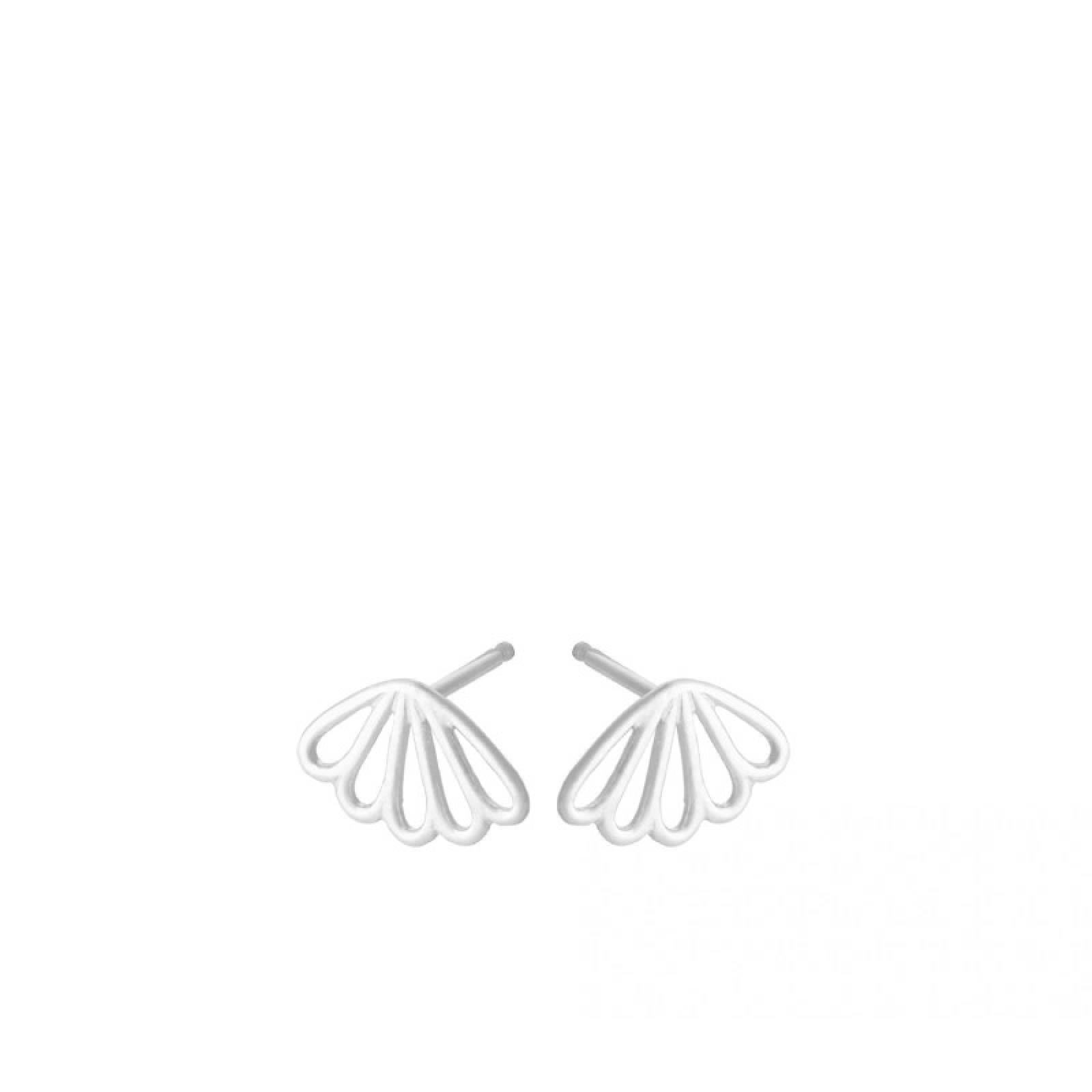 Bellis Stud Earrings In Silver By Pernille Corydon