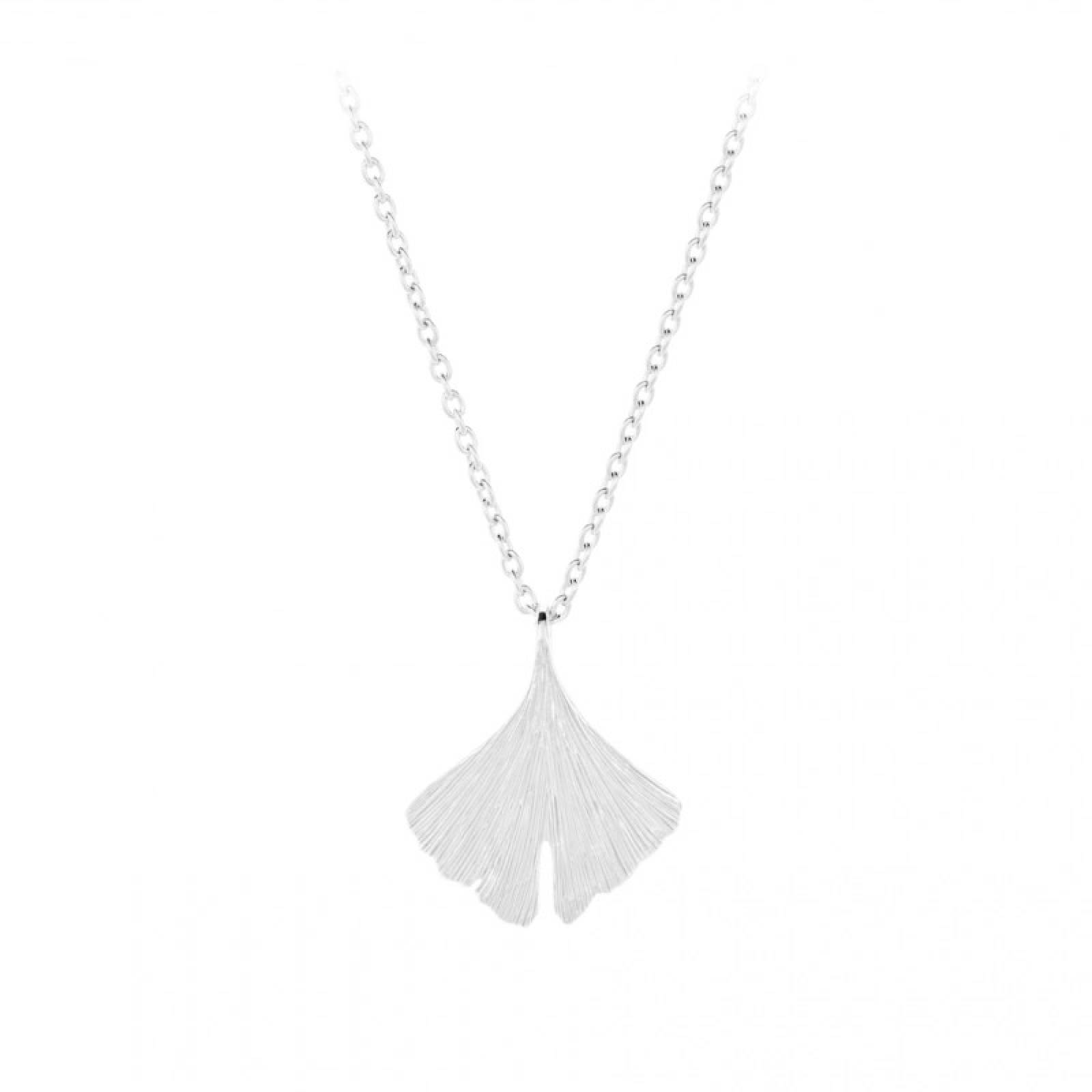 Biloba Necklace In Silver By Pernille Corydon