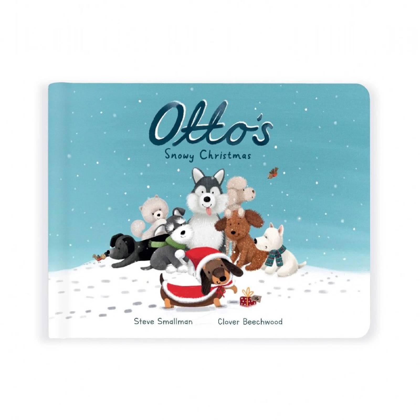 Otto’s Snowy Christmas Book By Jellycat - Hardback Book