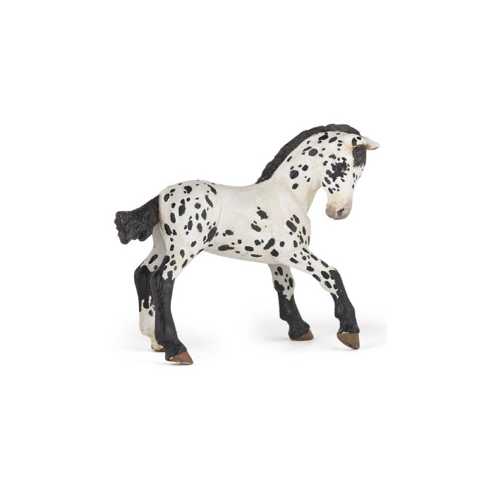 Black Appaloosa Horse Foal - Papo Animal Figure