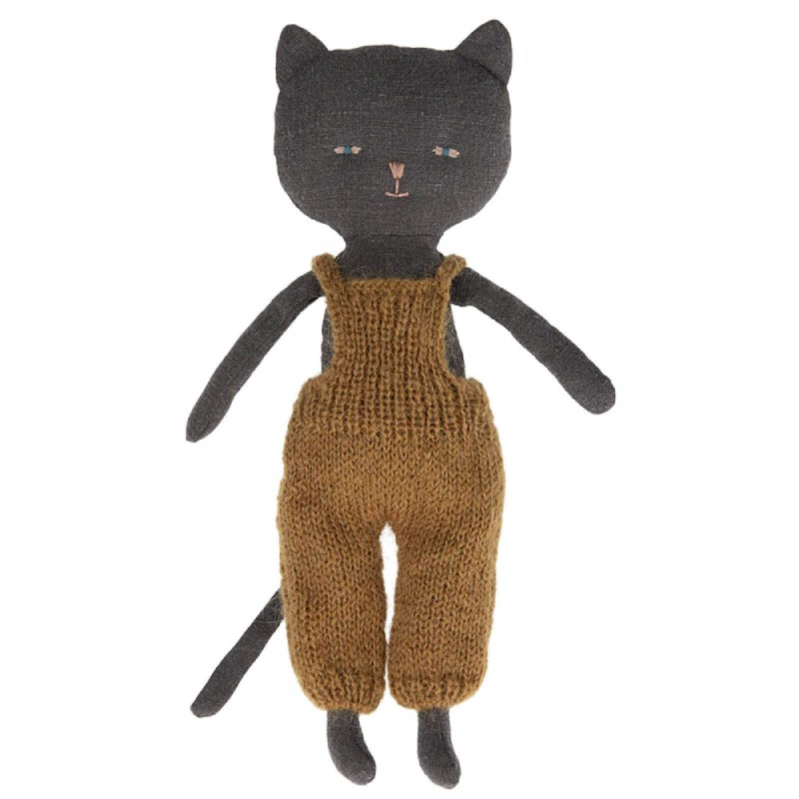 Black Kitten Chatons Soft Toy Cat By Maileg 0