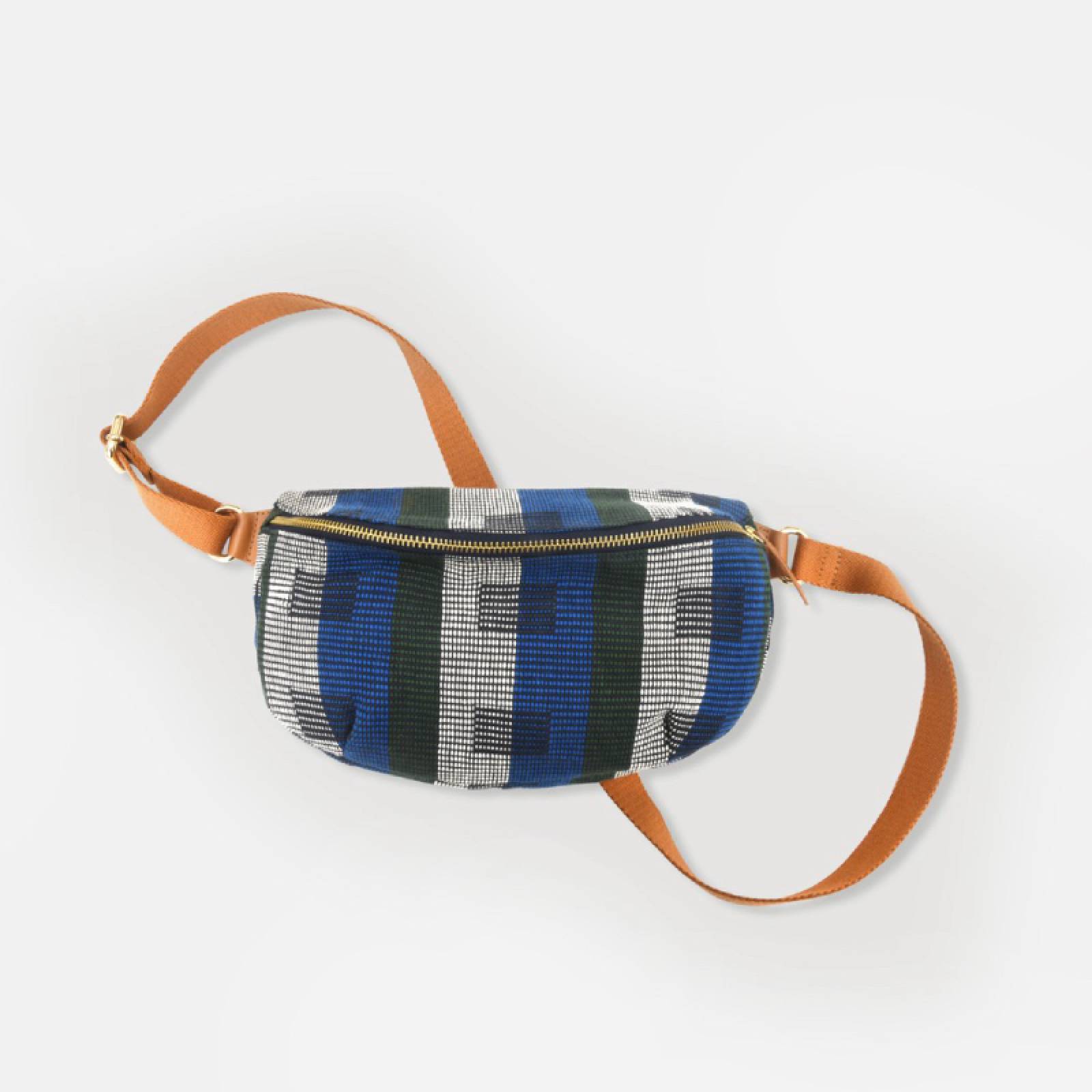 Blue Chiara Pina Crossbody Bag