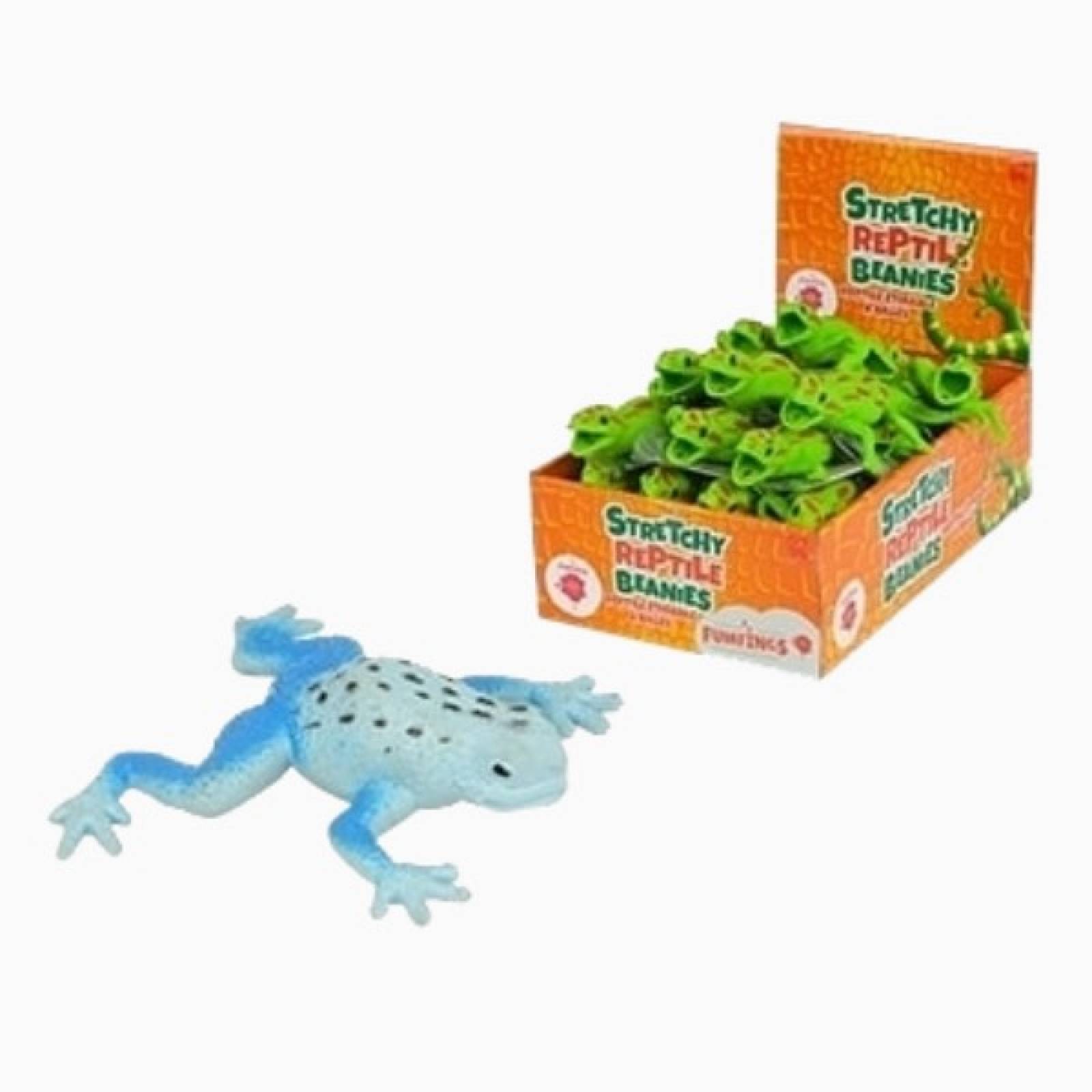 Blue Poison Dart Frog Stretchy Beanie Animal Toy thumbnails