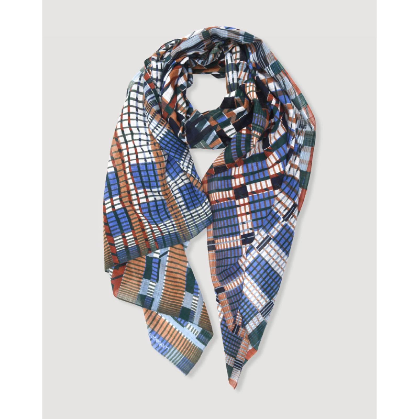 Blue Utopie Cotton Scarf