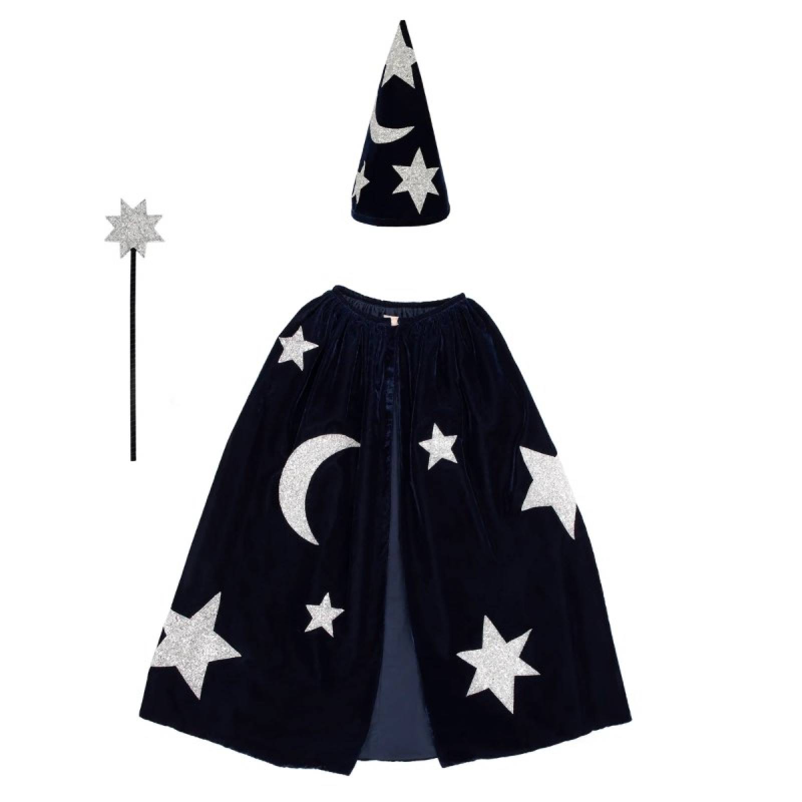 Blue Velvet Wizard Fancy Dress Costumes 3-6yrs thumbnails