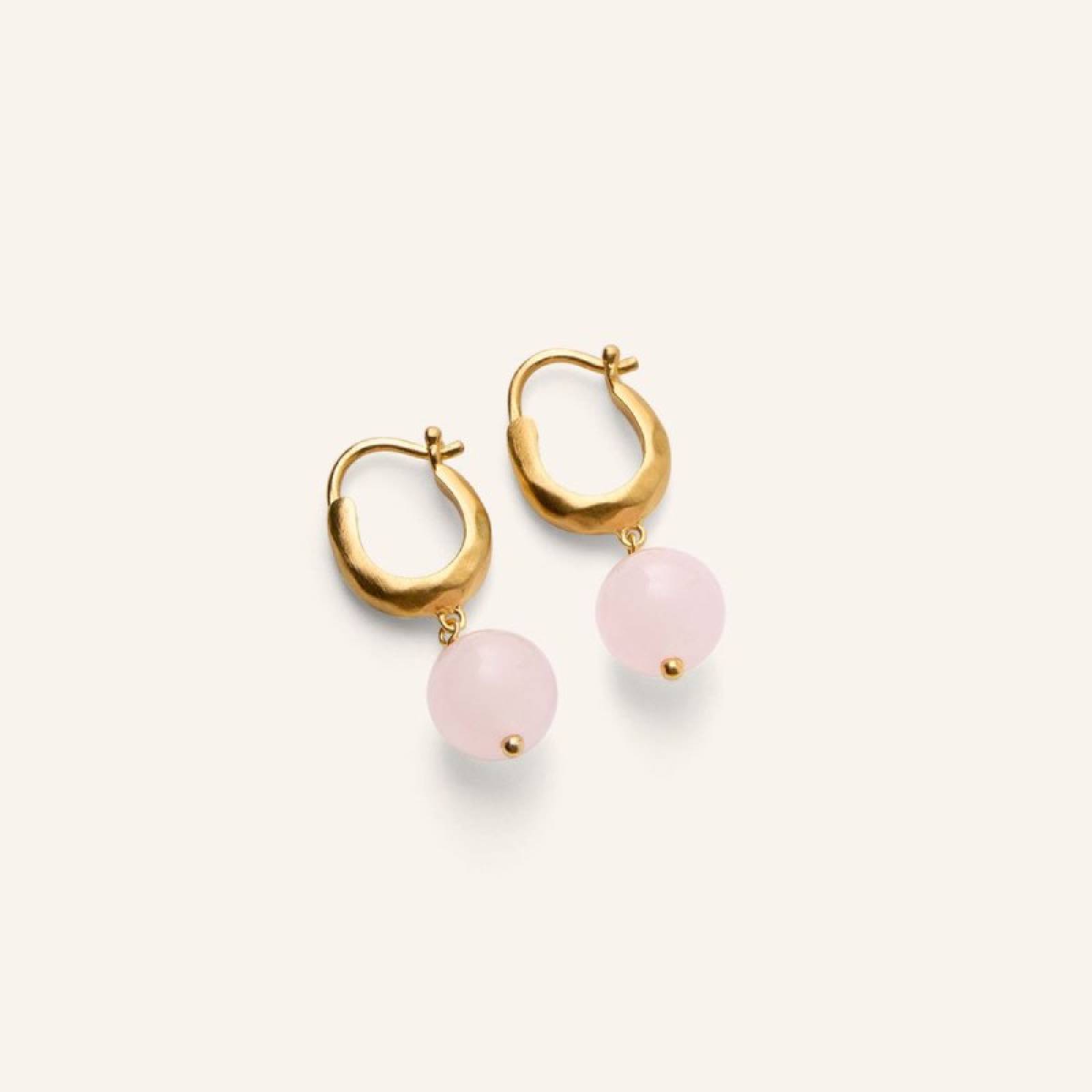 Blush Earrings In Gold By Pernille Corydon
