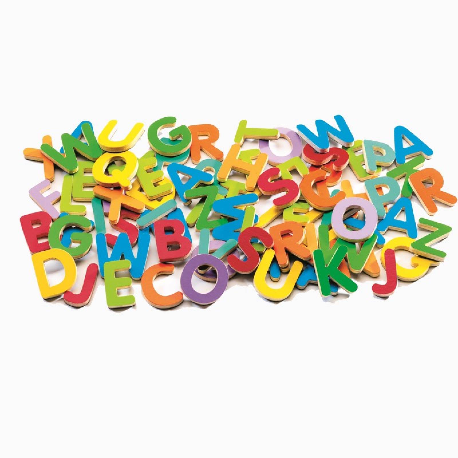 Box Of 83 Magnetic Upper Case Letters By Djeco 4+ thumbnails