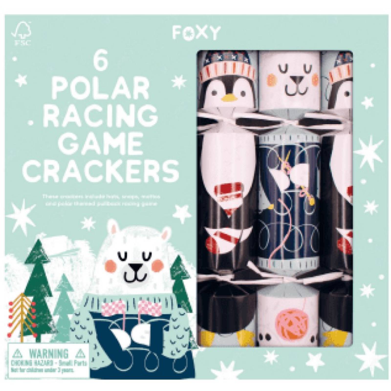 Box Of Polar Racing Game Christmas Crackers