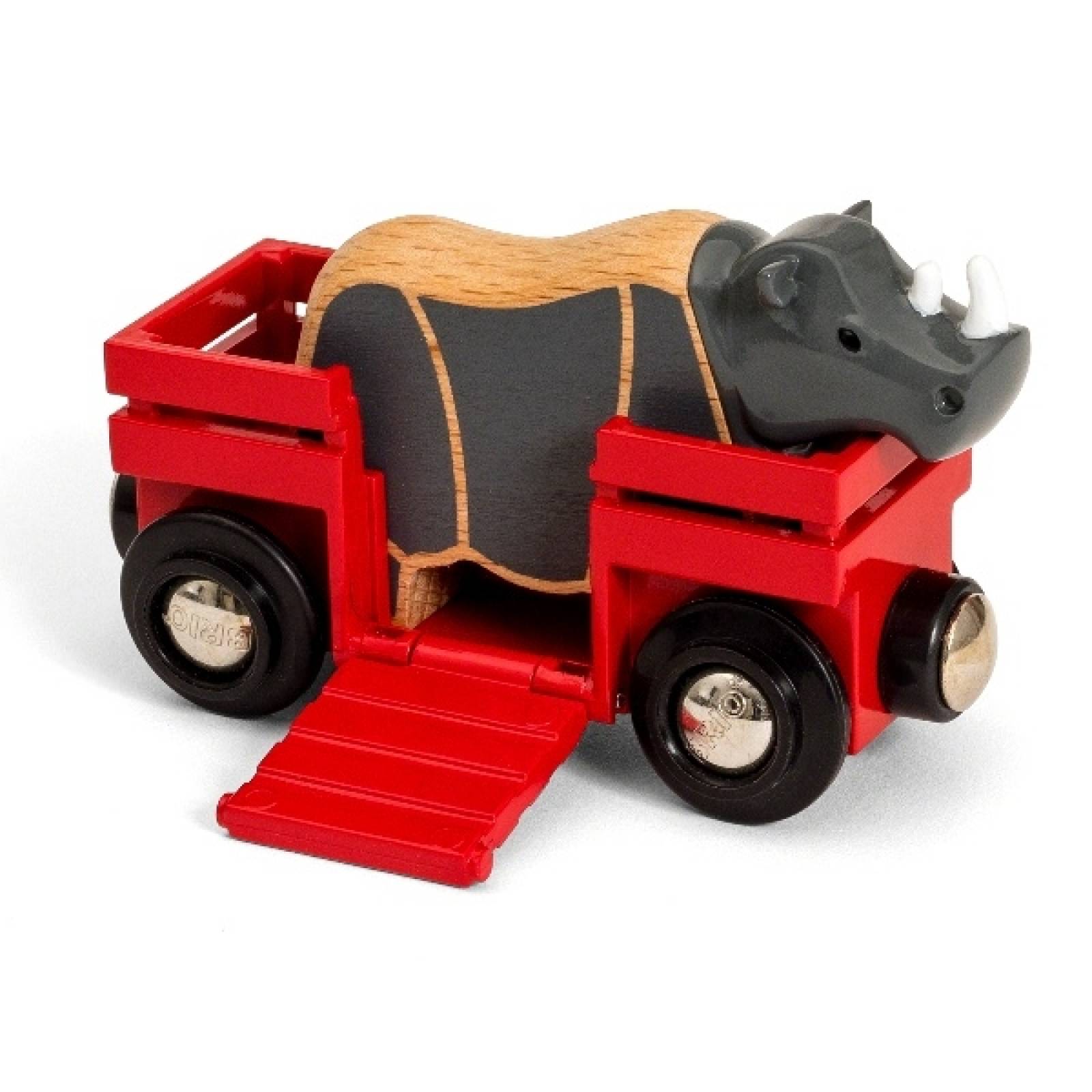 Rhino & Wagon BRIO Wooden Railway Age 3+ thumbnails