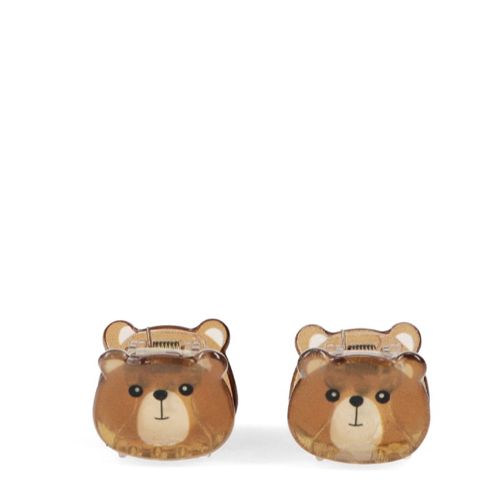 Brown Bear - Pair Of Claw Hair Clips