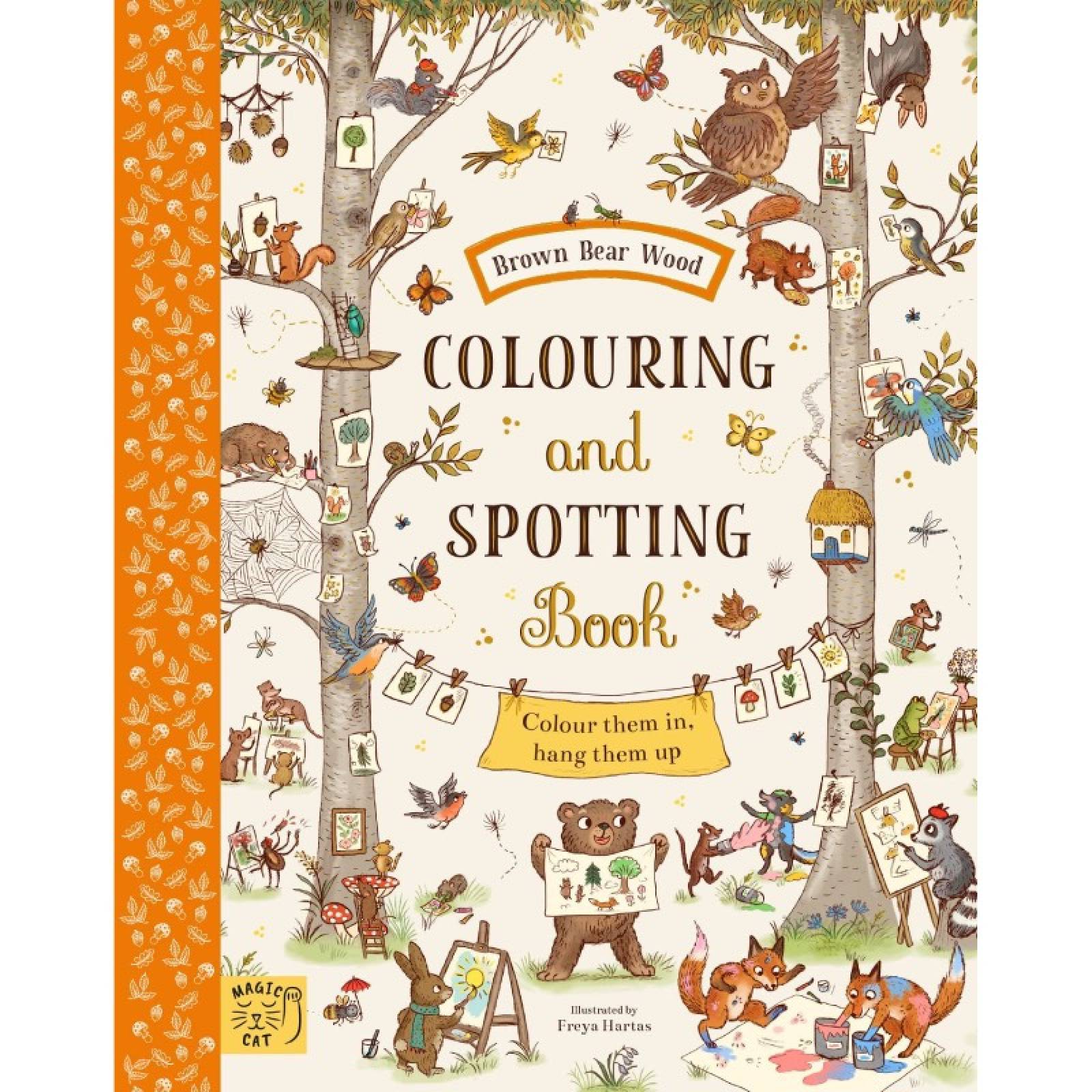 Brown Bear Wood Colouring & Spotting Book