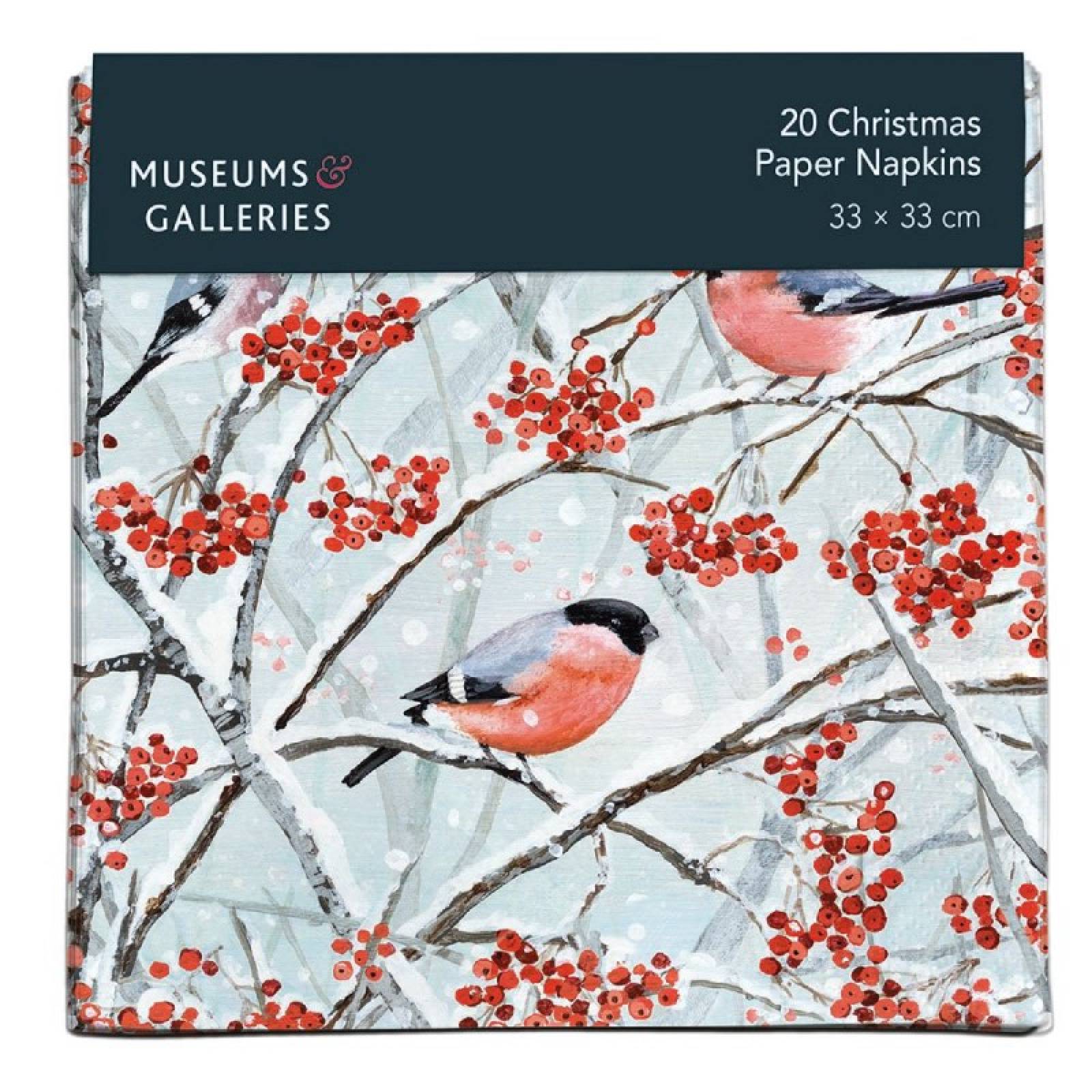 Bullfinches - Pack Of 20 Paper Napkins