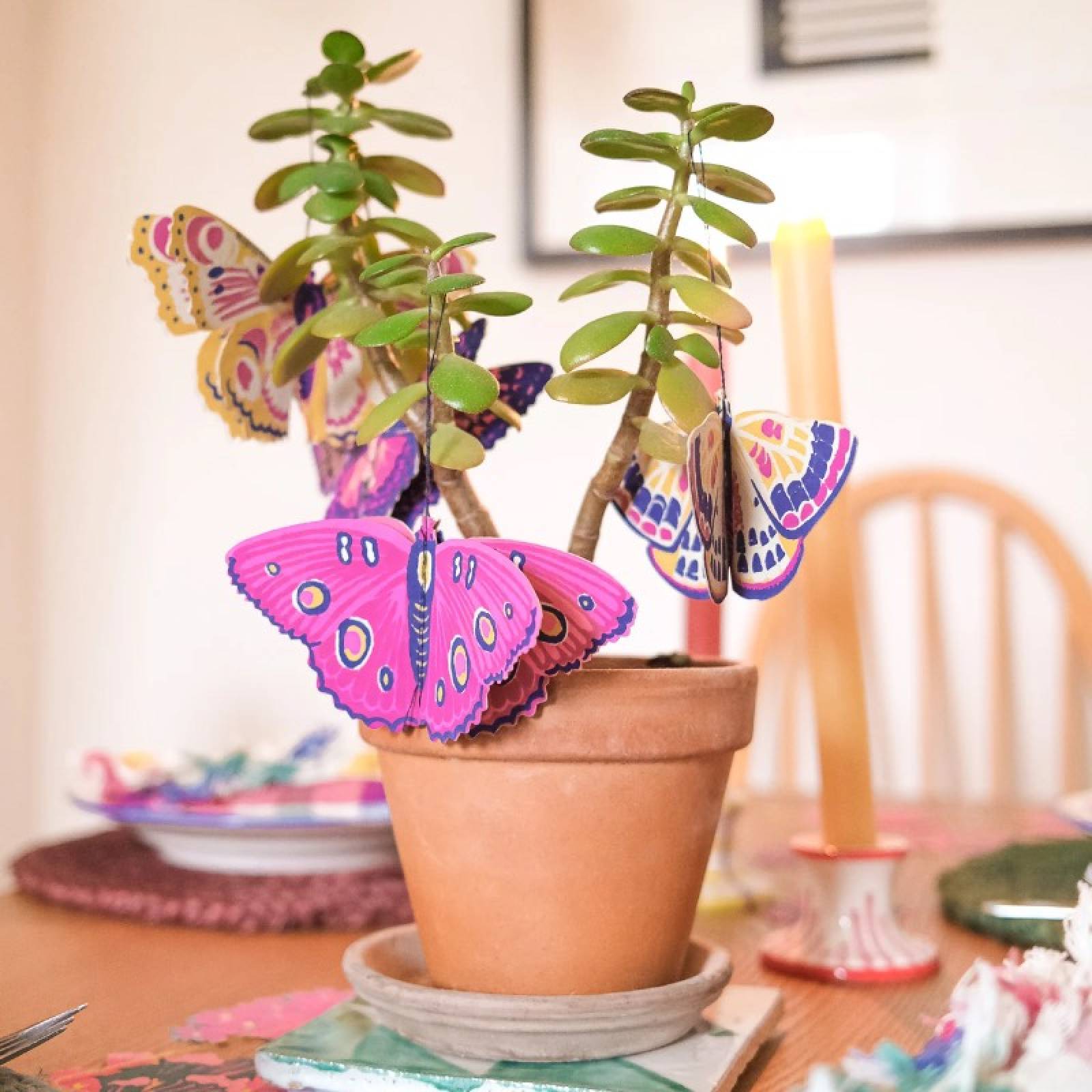 Butterflies - Paper Ornaments Hanging Decorations thumbnails