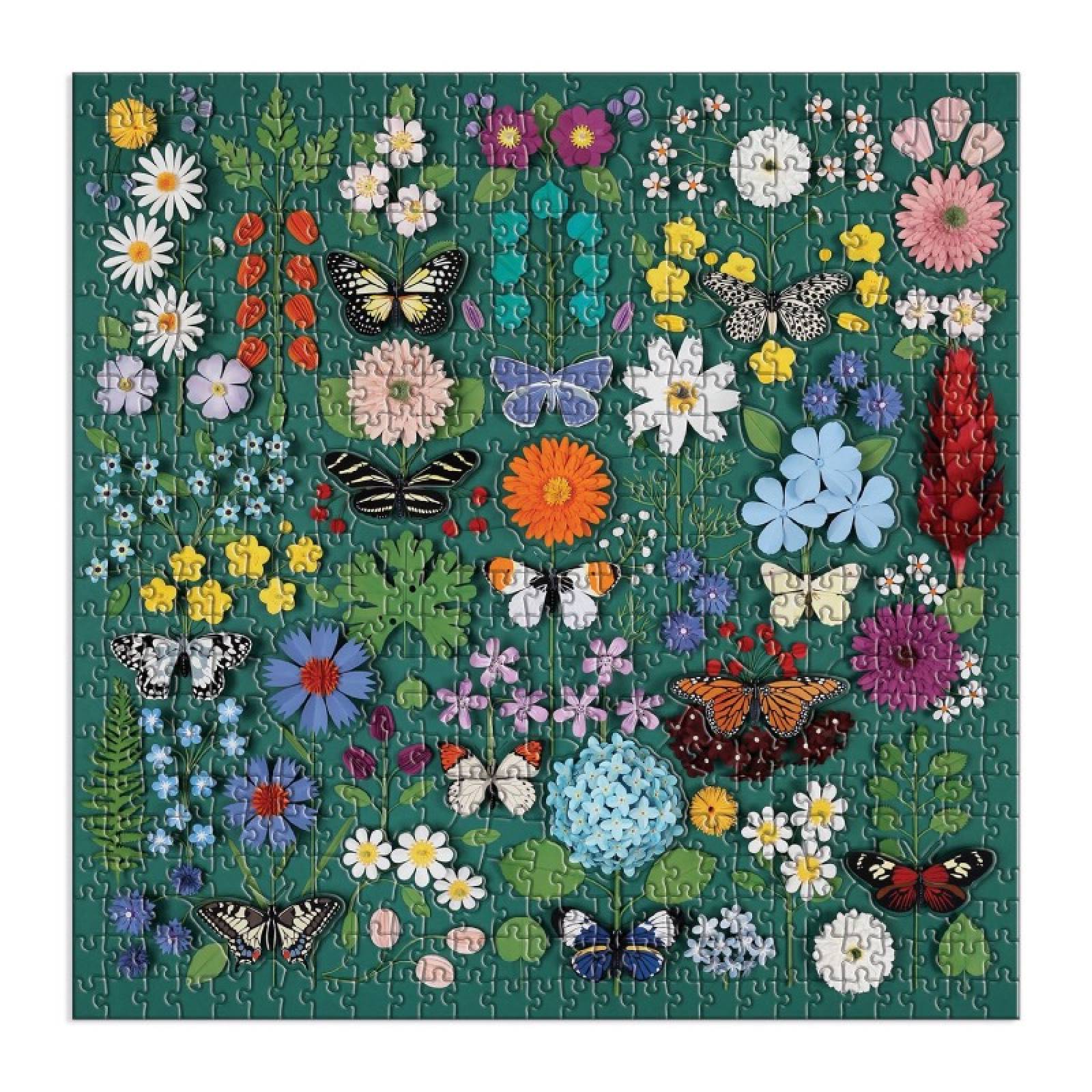Butterfly Botanica - 500 Piece Jigsaw Puzzle thumbnails