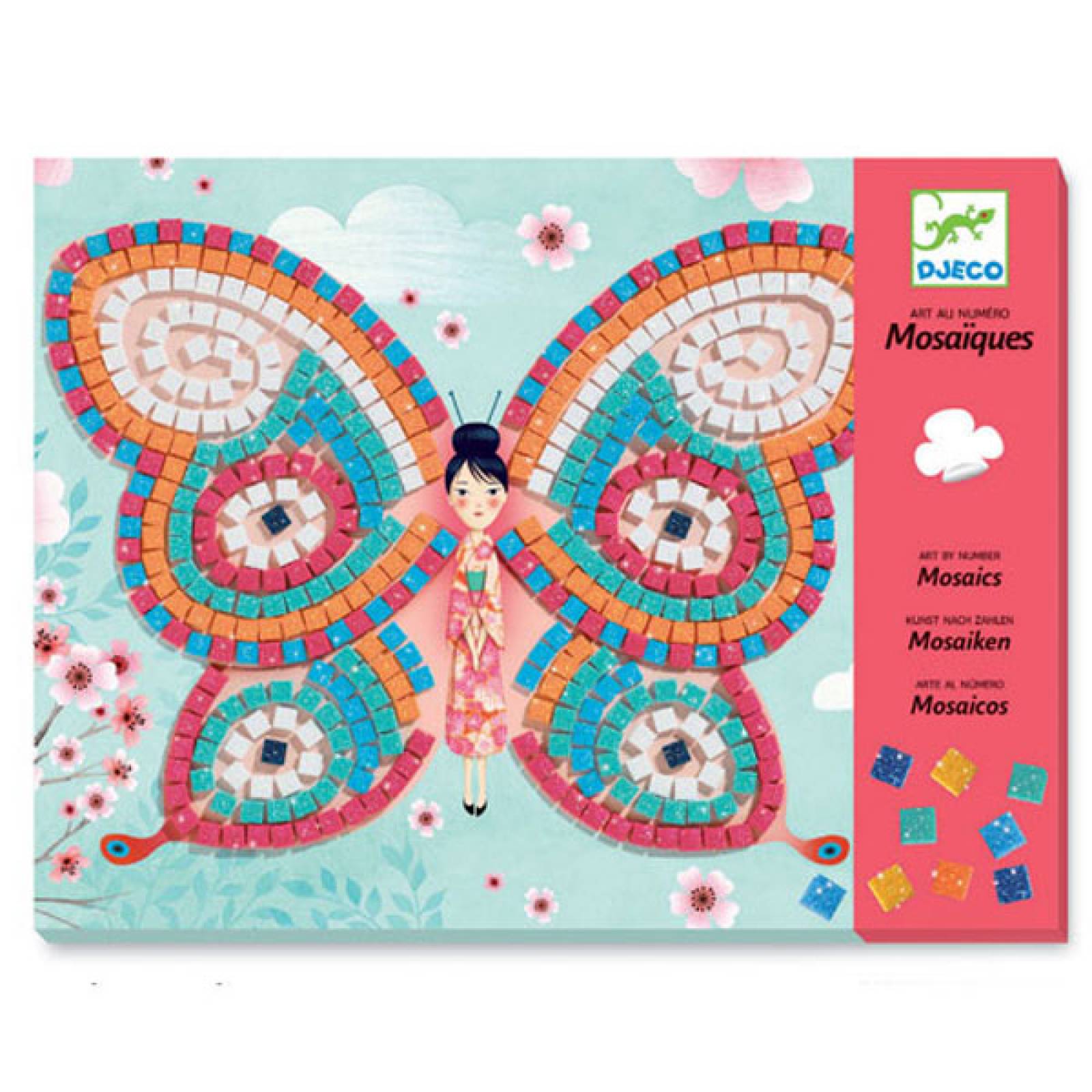 Butterflies Mosaic Art Set 4 3442
