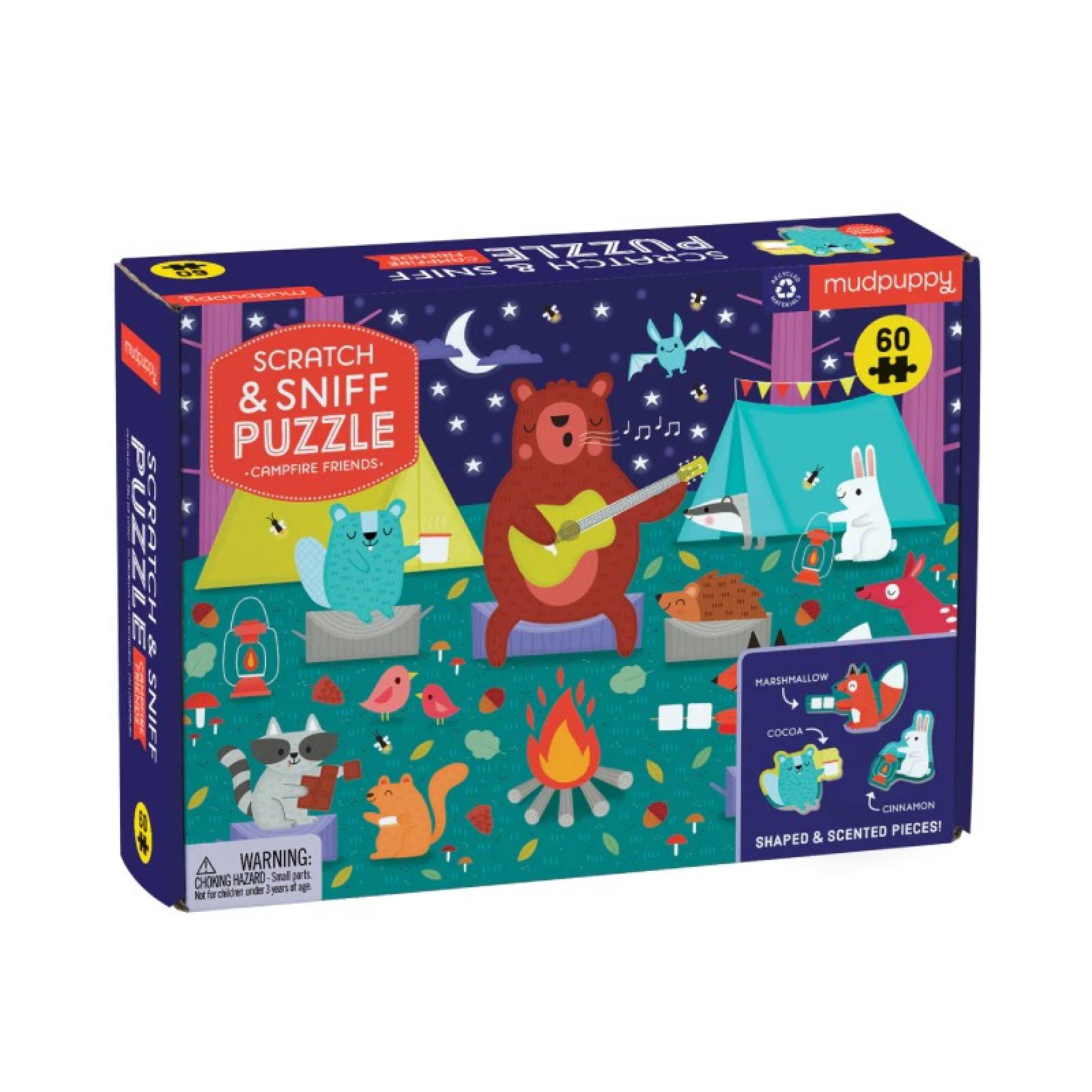 Campfire Friends - Scratch and Sniff Puzzle 60pc 4+