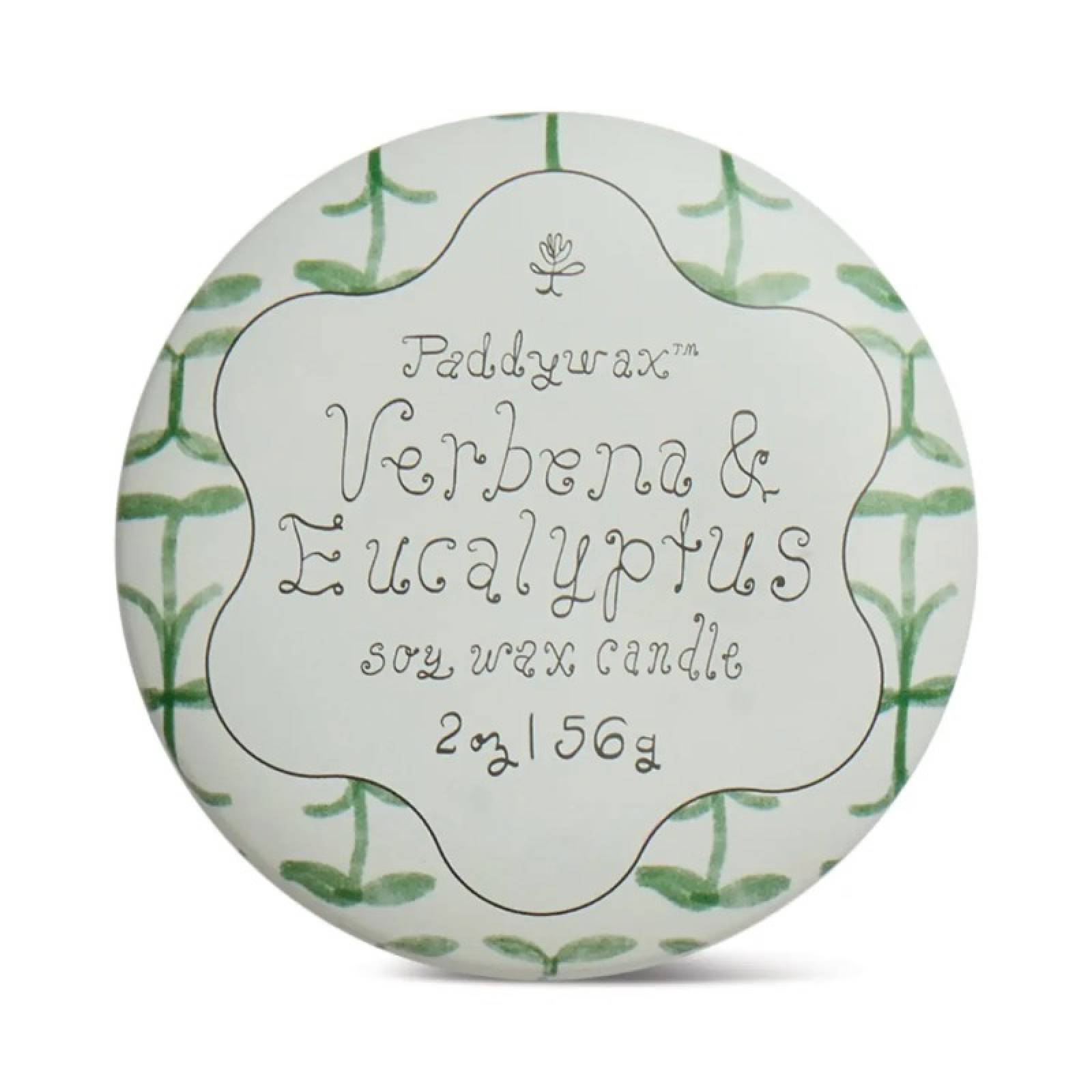Candle In Round Printed Tin - Verbena & Lemongrass 56g thumbnails