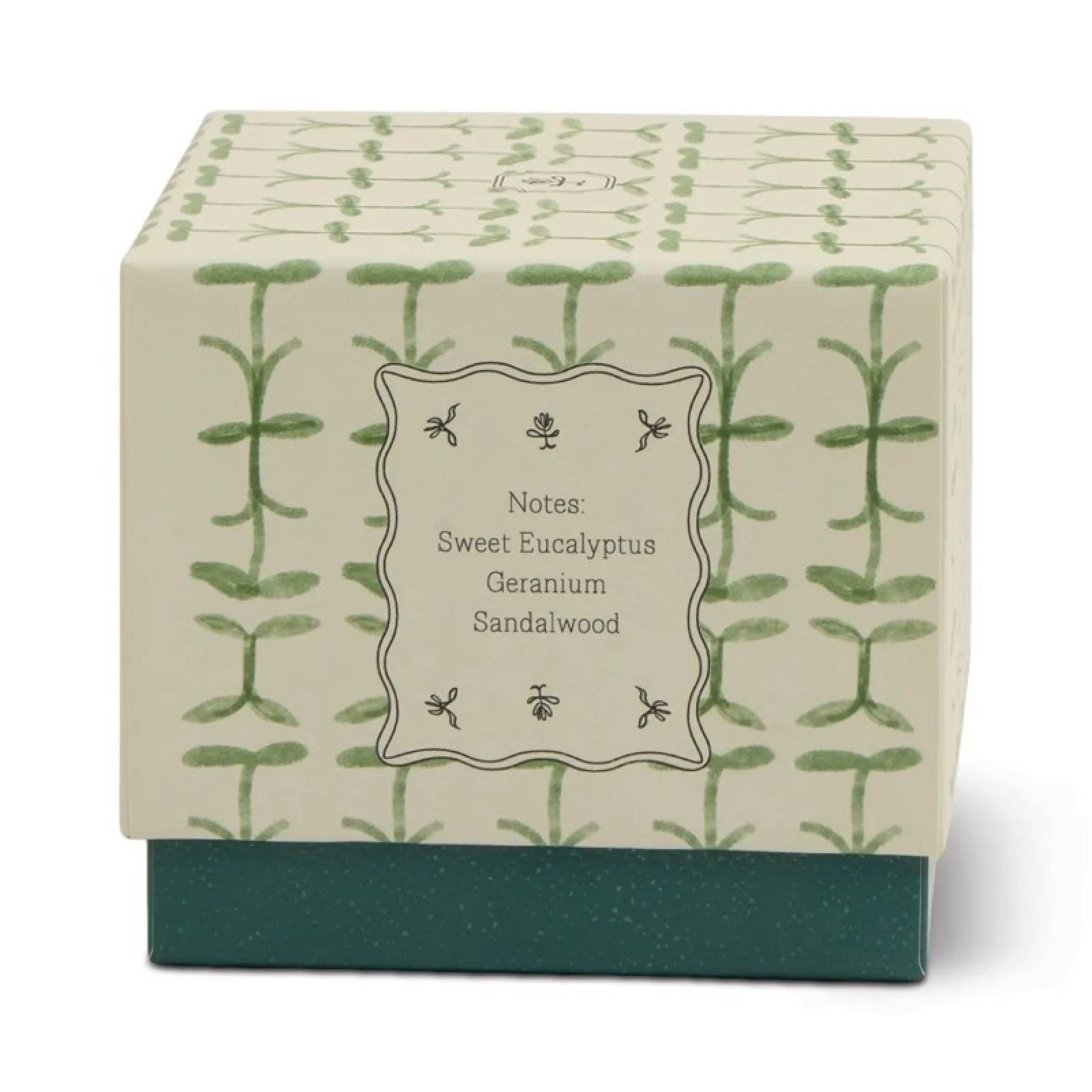 Candle In Tulip Shaped Glass Votive - Verbena & Lemongrass thumbnails