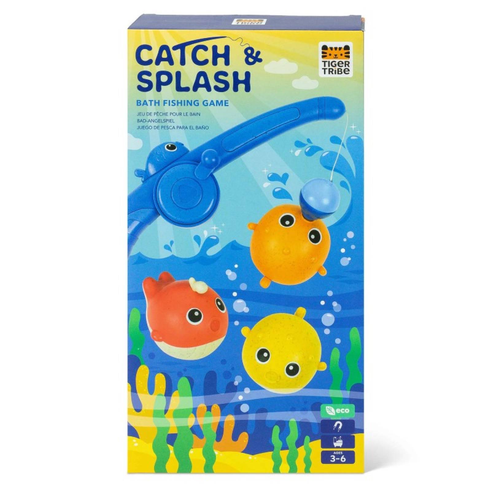Catch & Splash Bath Fishing Game - Bath Toy 3+