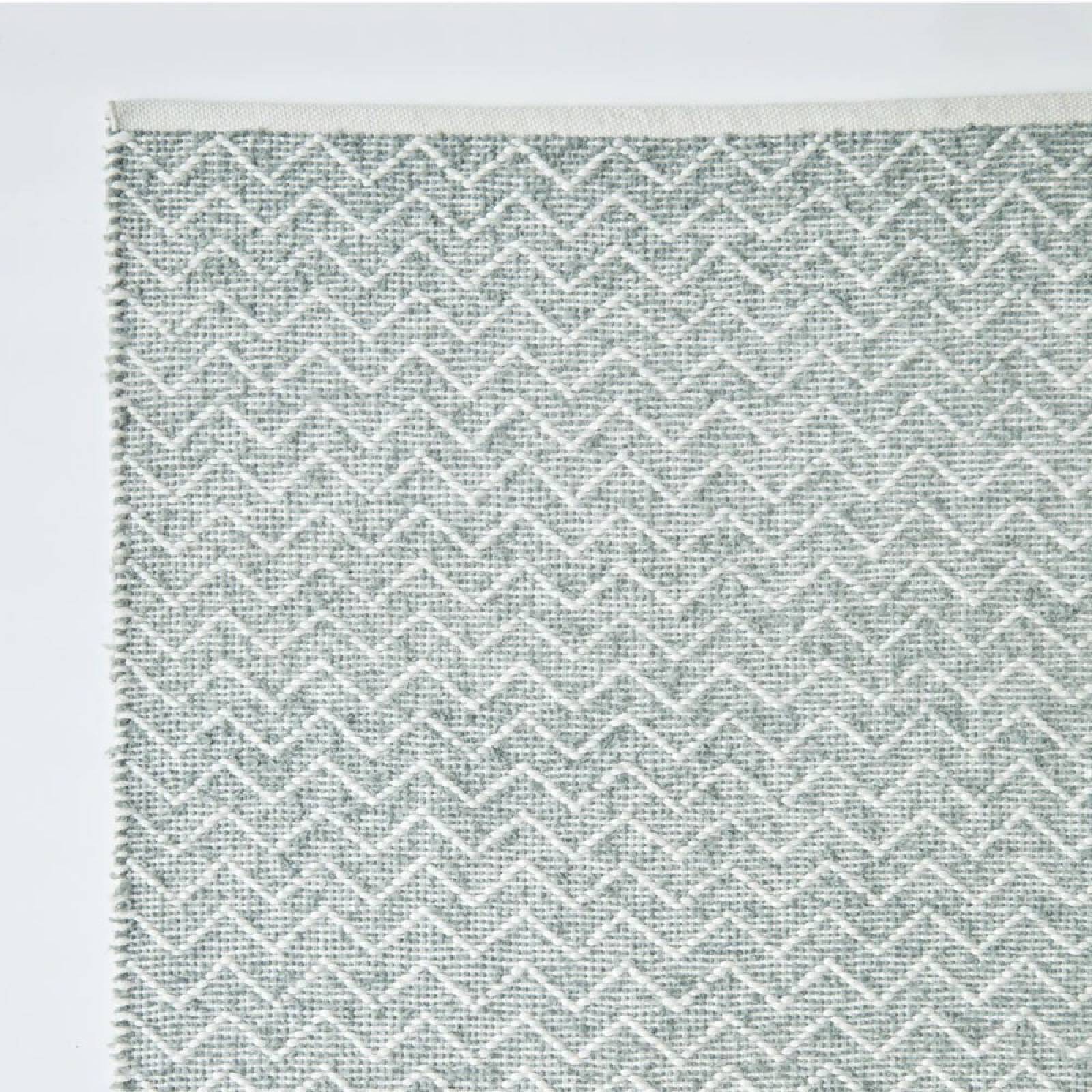 Chenille In Dove Grey 90x60cm Recycled Bottle Rug